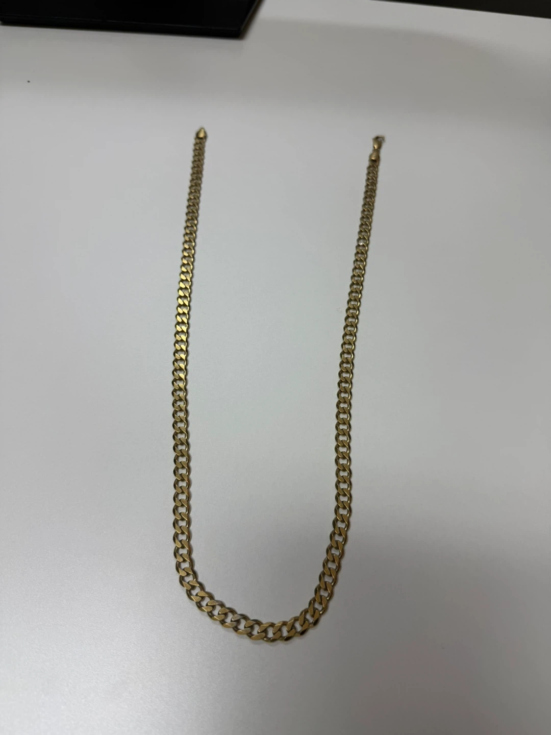Gold Plated Cuban Link Chain Heavy & Stylish 44g - photo 2