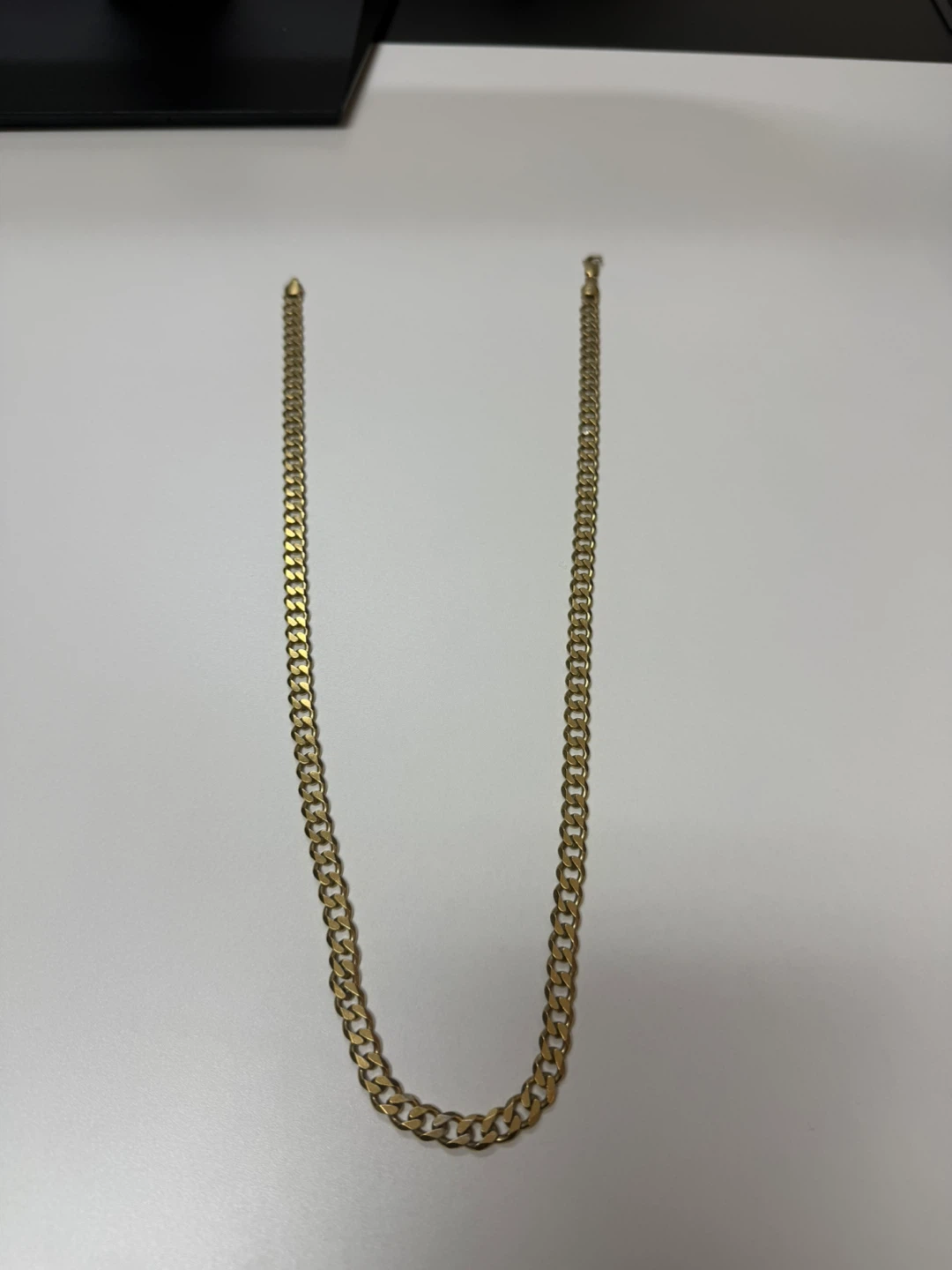 Gold Plated Cuban Link Chain Heavy & Stylish 44g - photo 3