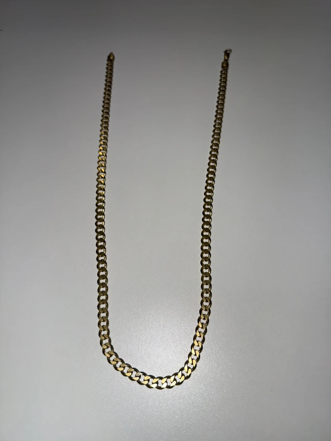 Gold Plated Cuban Link Chain Heavy & Stylish 44g
