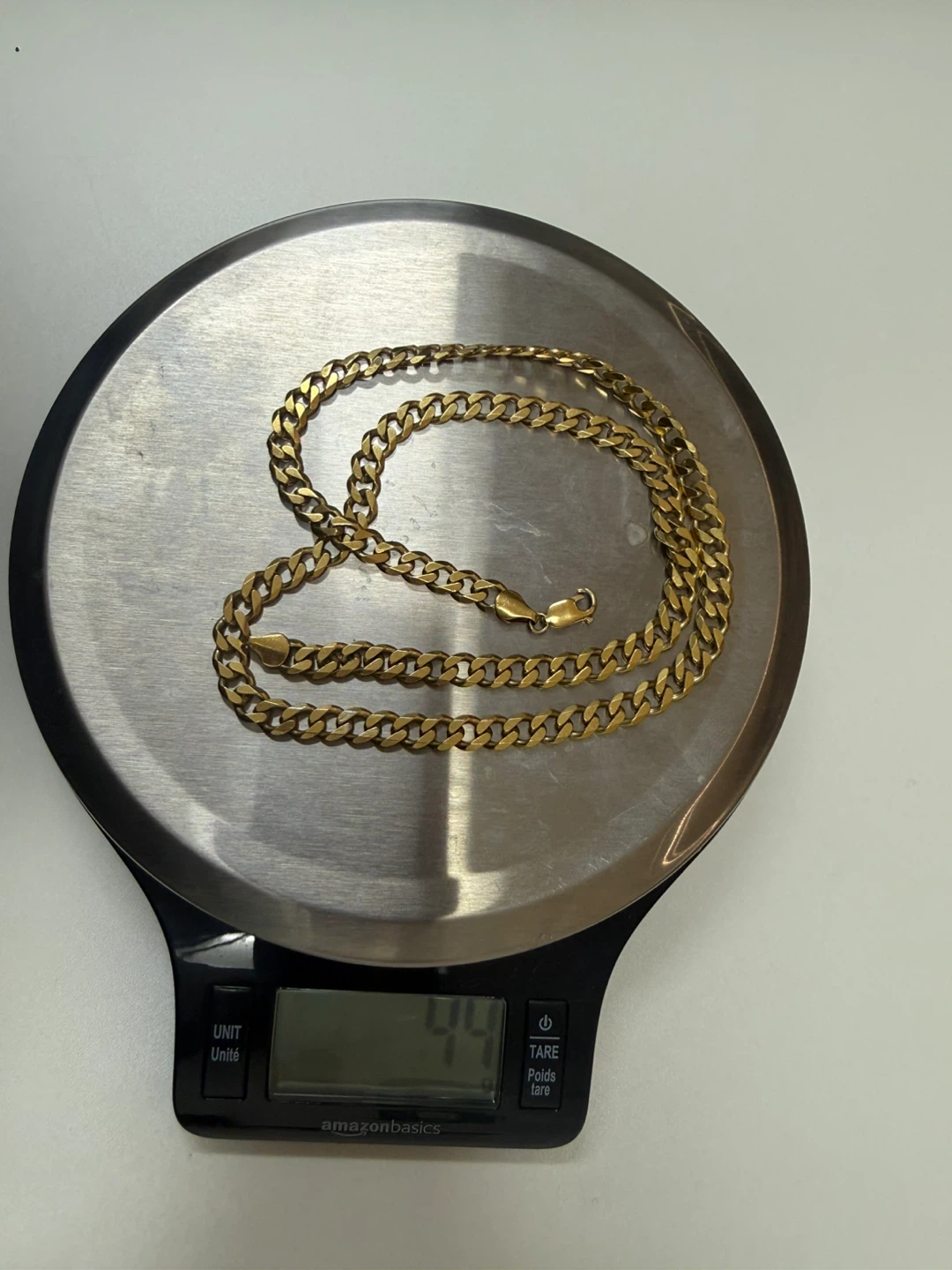 Gold Plated Cuban Link Chain Heavy & Stylish 44g - photo 4