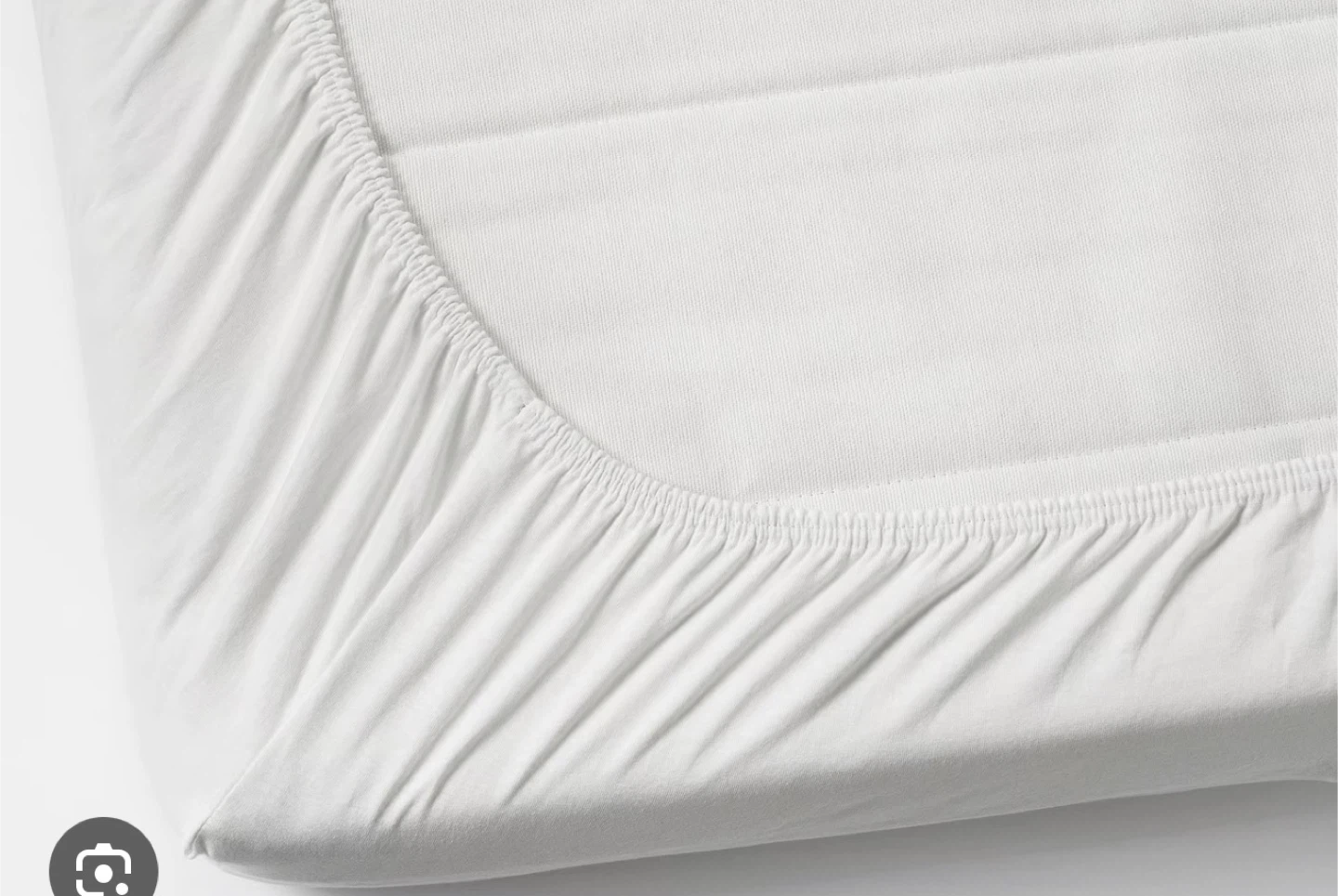 White Fitted Sheet - Twin Size