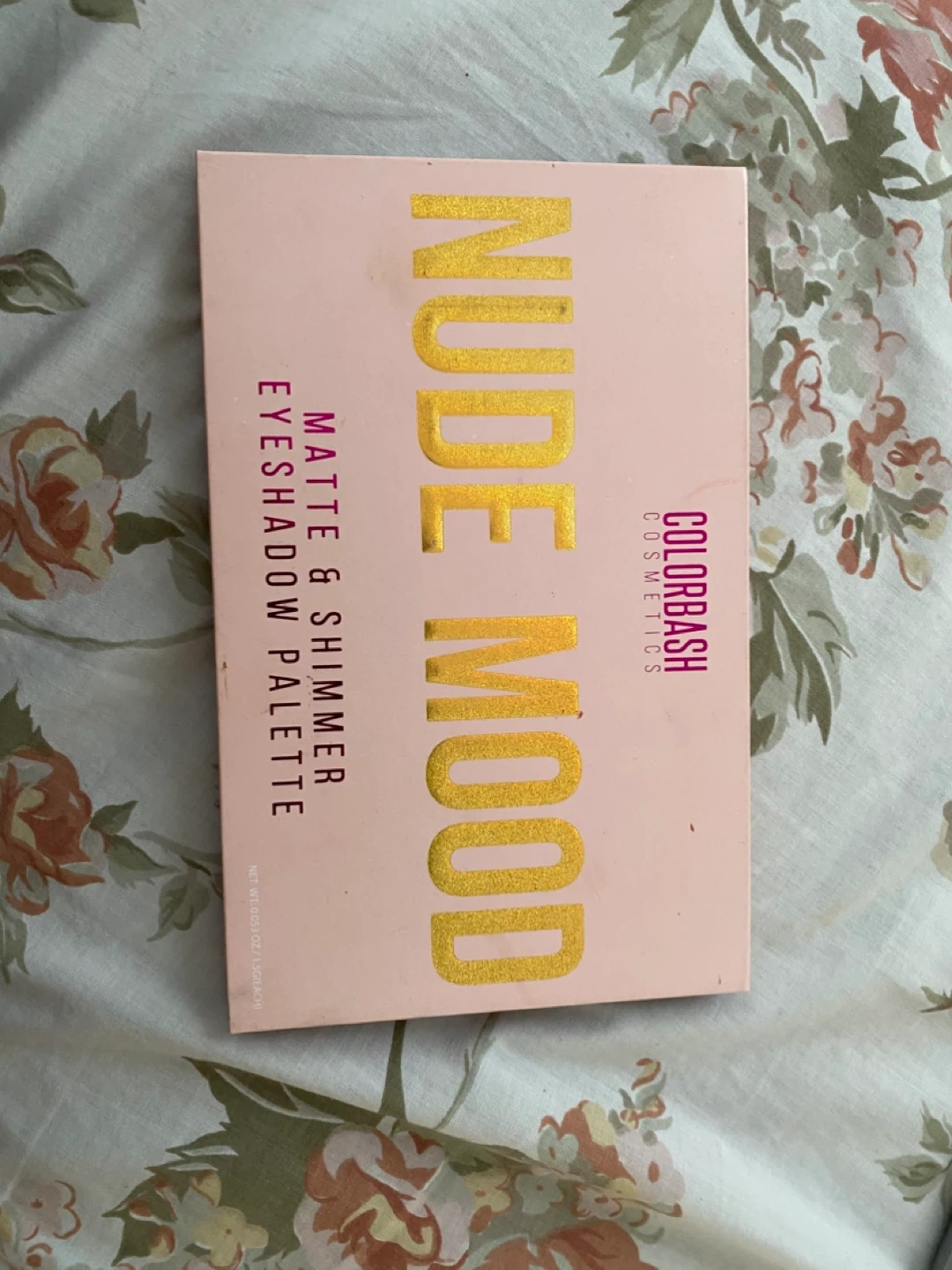 Colourbash Cosmetics Nude Mood Matte & Shimmer Eyeshadow Palette