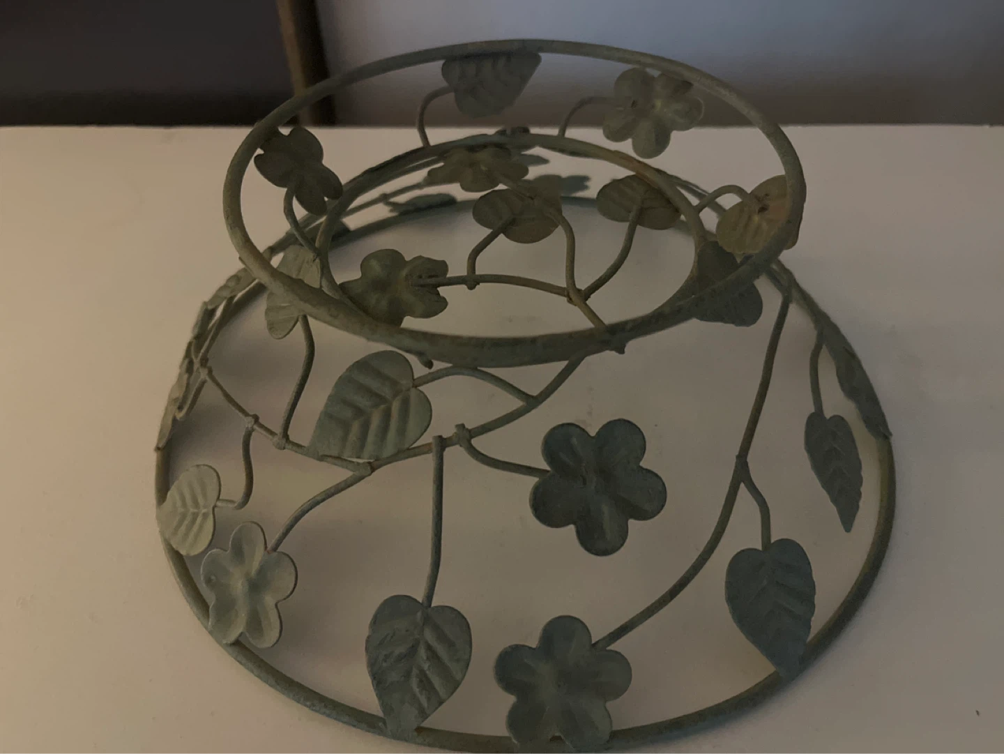 Decorative Wire Fruit Bowl with Floral Design - photo 4