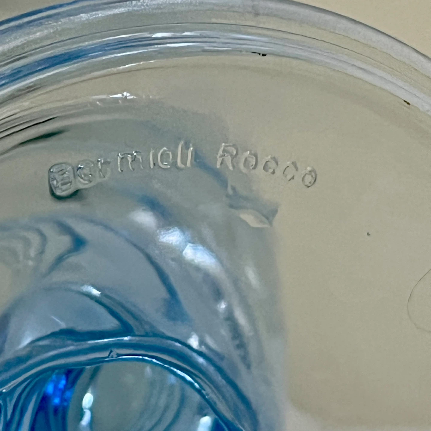 5 MCM Blue Bermioli Rocco ‘Fortuna’ Parfait Glasses - photo 4