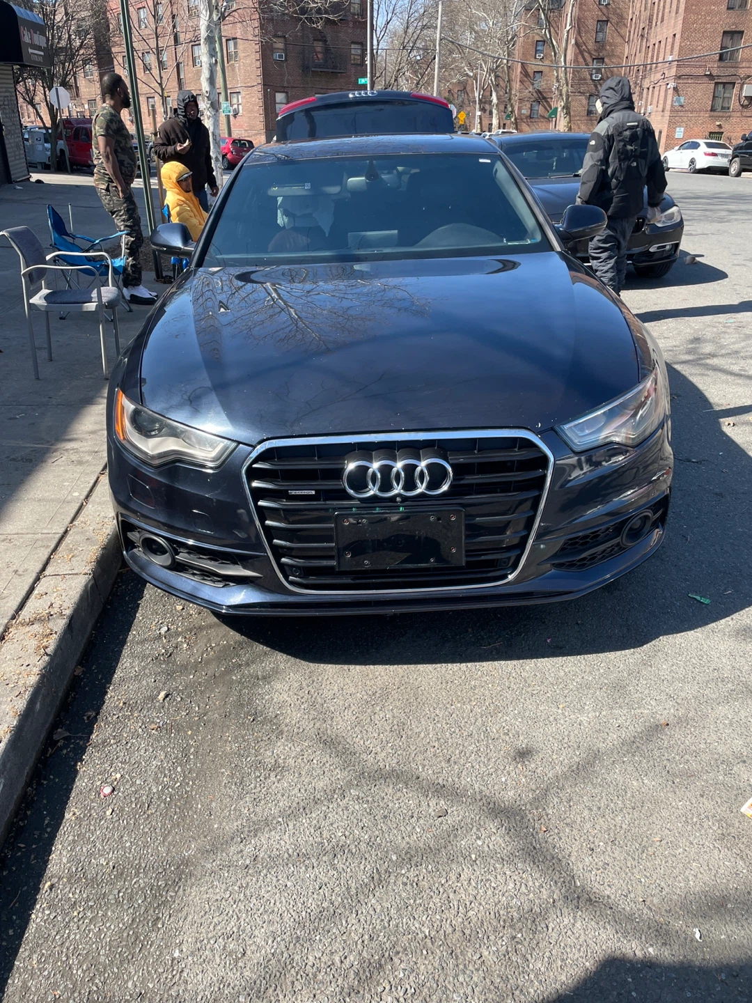 Dark Blue Audi Sedan 2014 - photo 5