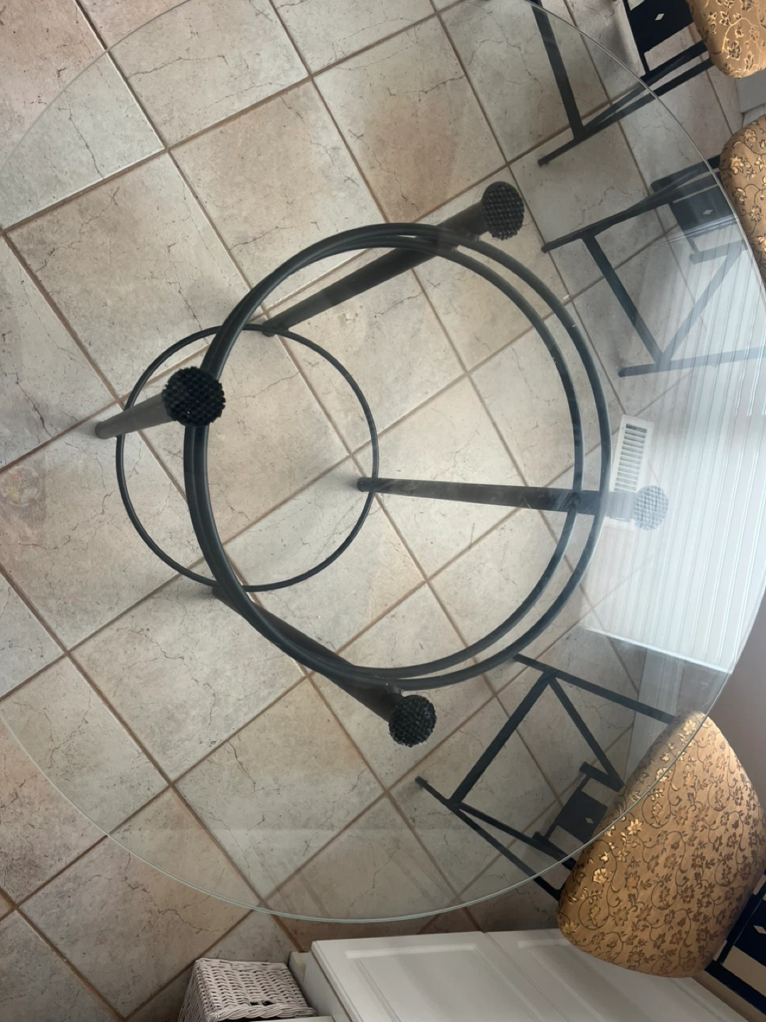 Glass Top Dining Set with 4 Chairs - photo 4