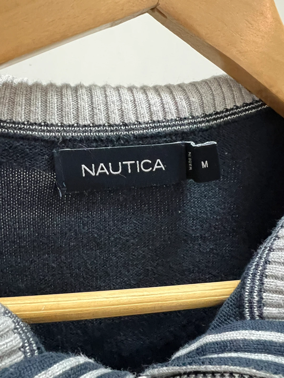 Nautica Men's Quarter Zip Sweater - photo 2