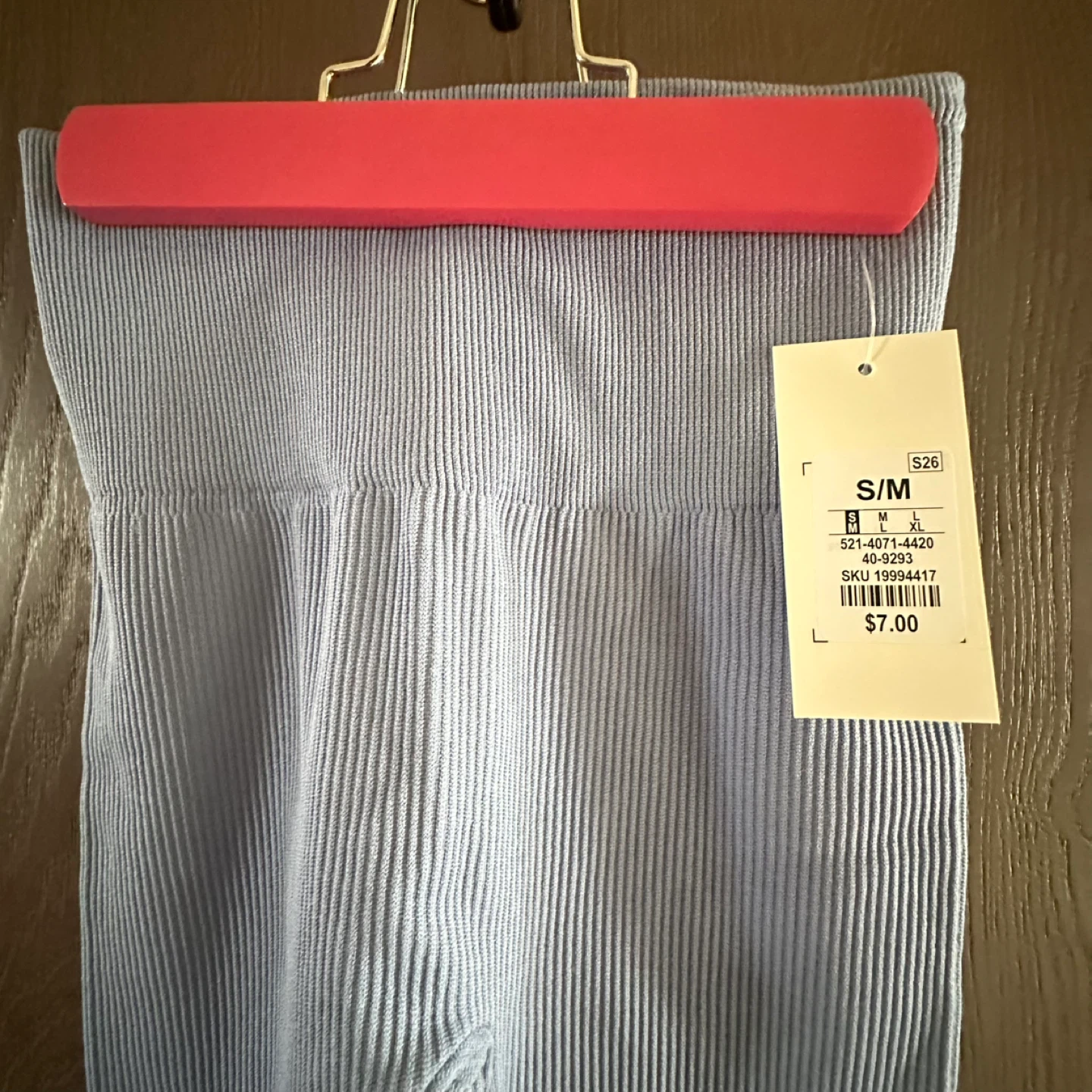 Streetwear Society Ribbed Leggings S/M Light Blue - photo 3