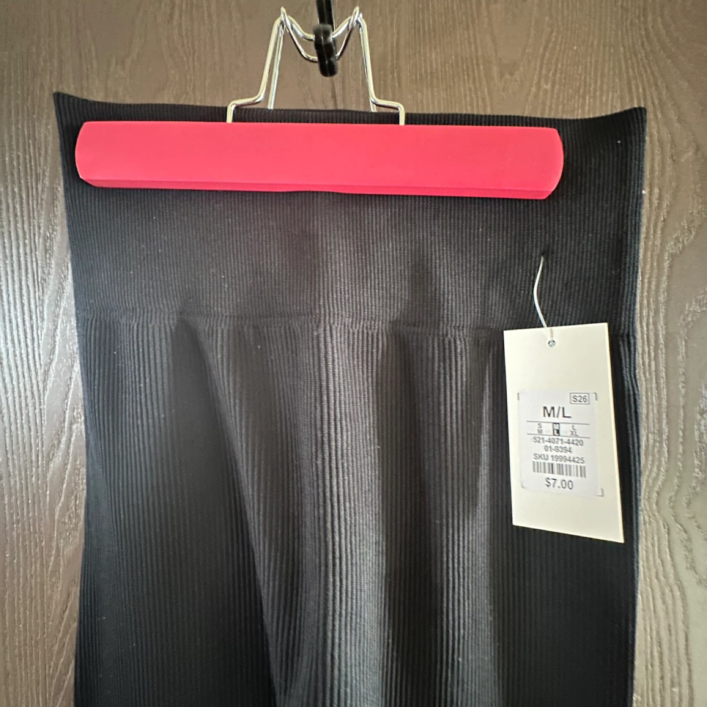 Streetwear Society Black Ribbed Leggings M/L - photo 3