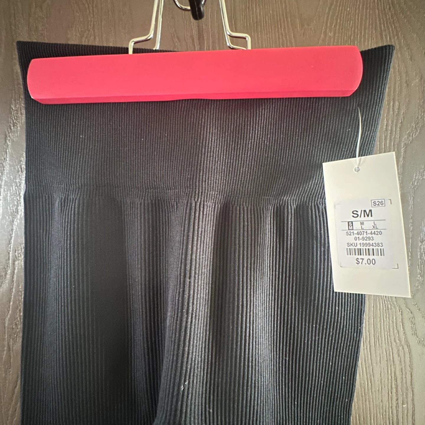 Streetwear Society Ribbed Leggings S/M Black - photo 3