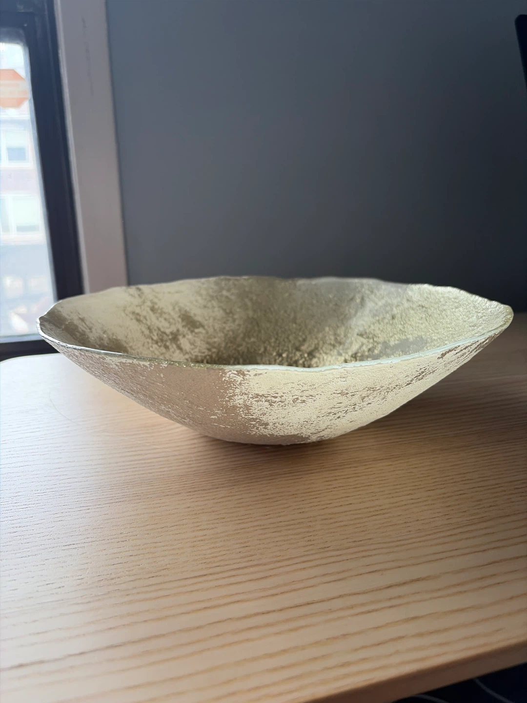 Gold Textured Decorative Bowl