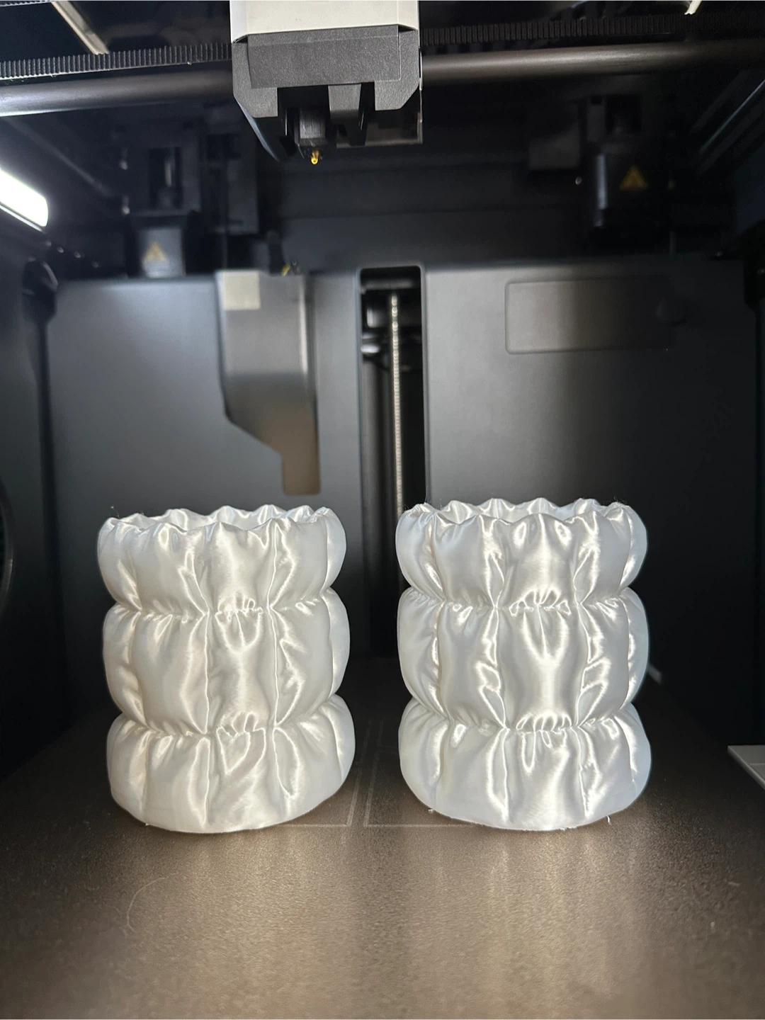 White Puffy Storage Containers - photo 2