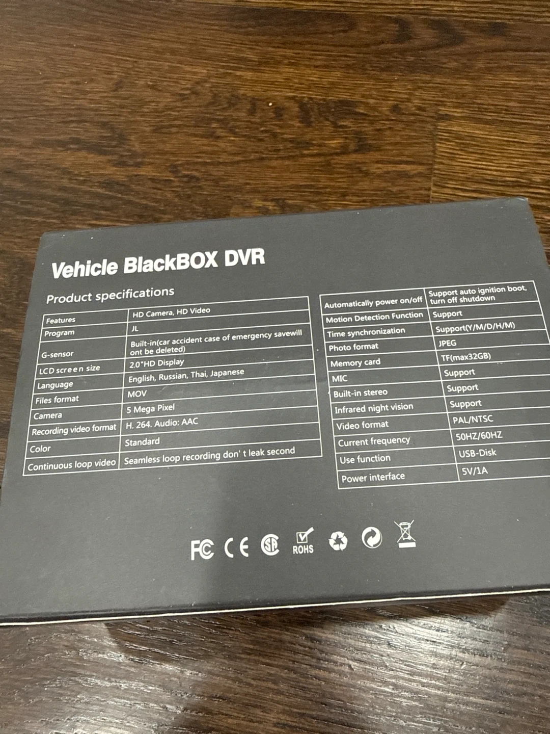 Vehicle BlackBOX DVR Dual Lens Full HD 1080 - photo 2