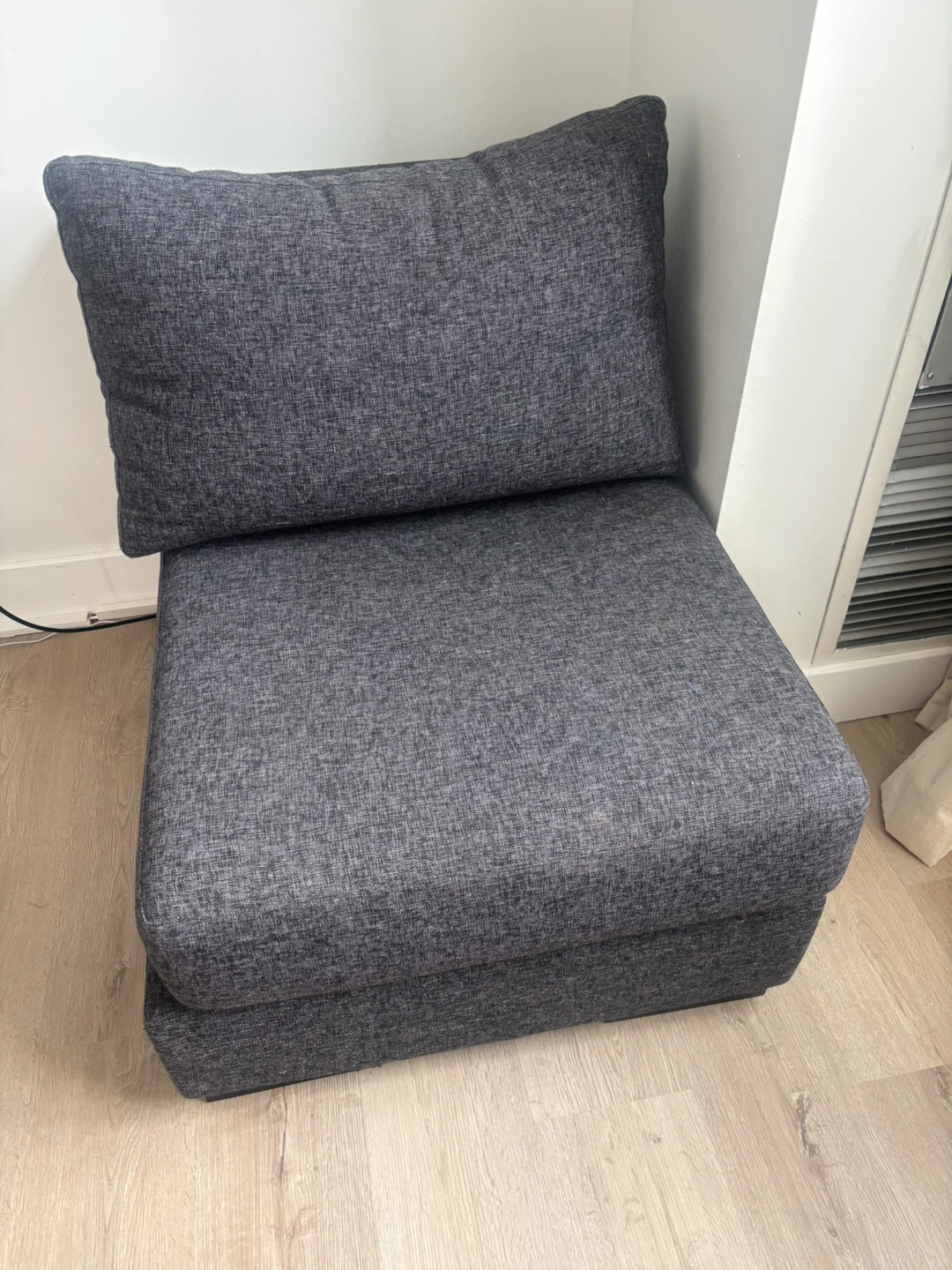 Dark Grey Accent Chair - photo 2