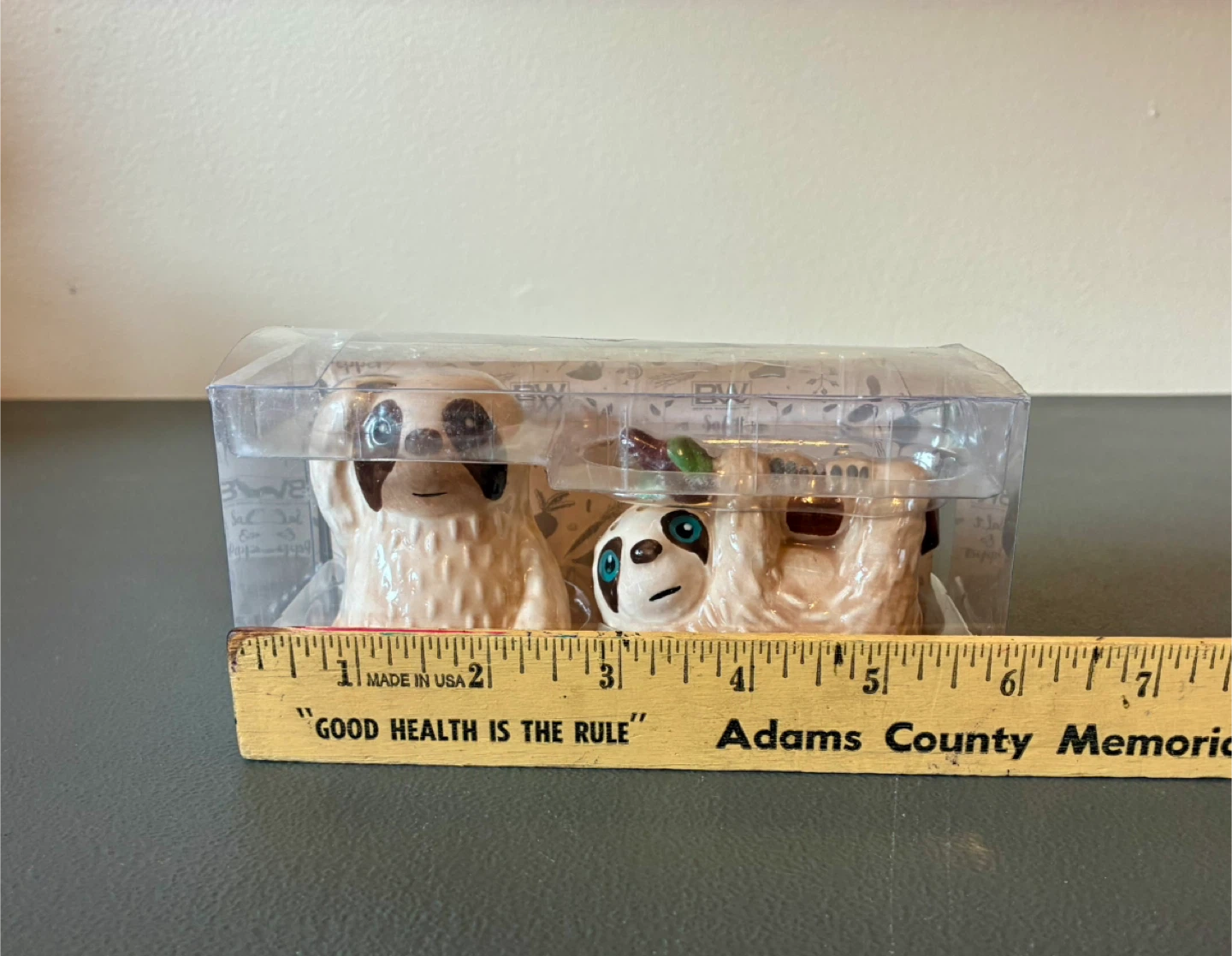 Boston Warehouse Sloth Salt and Pepper Shakers - photo 5