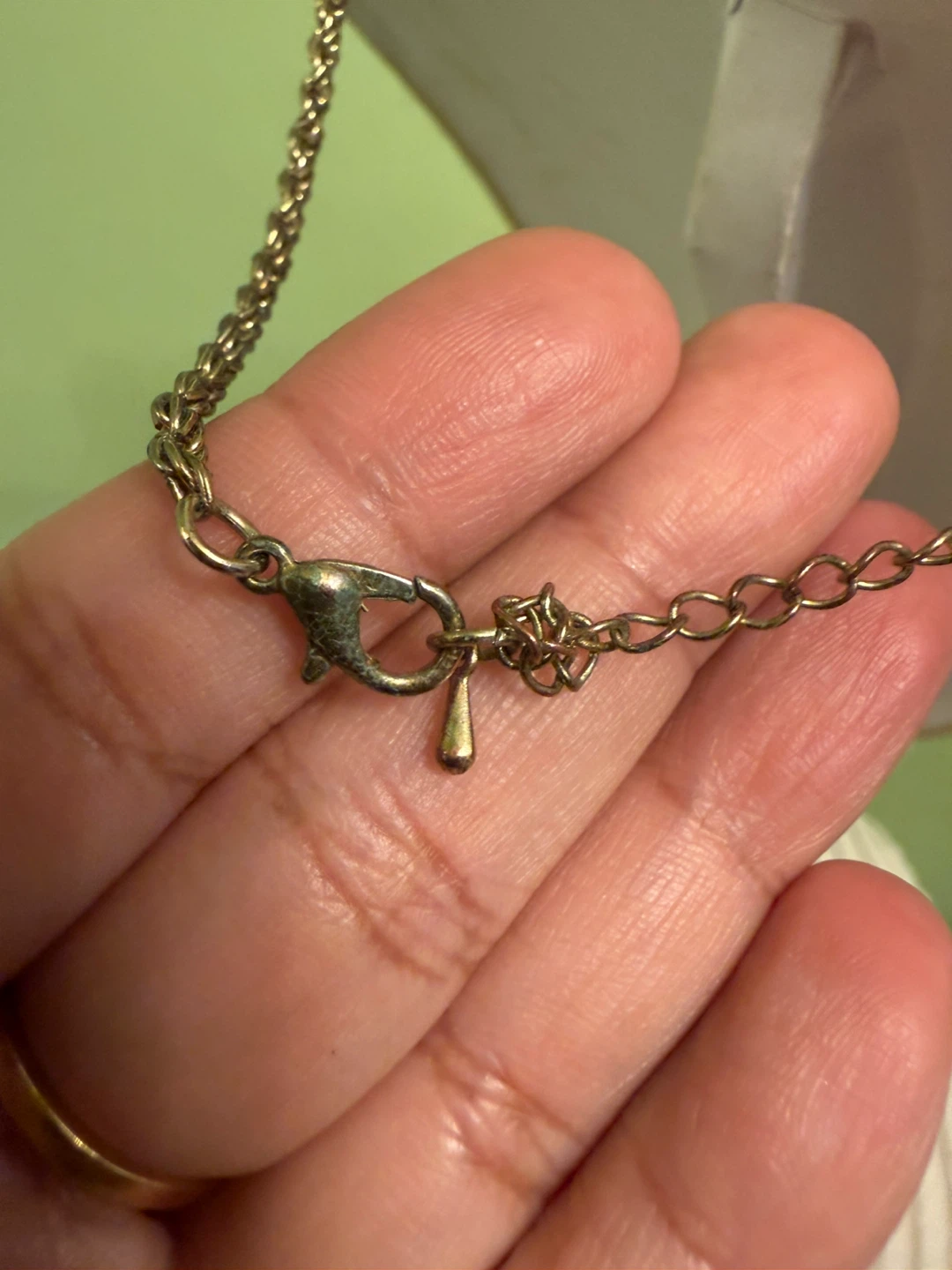 Repurposed Chanel Padlock Necklace - photo 5