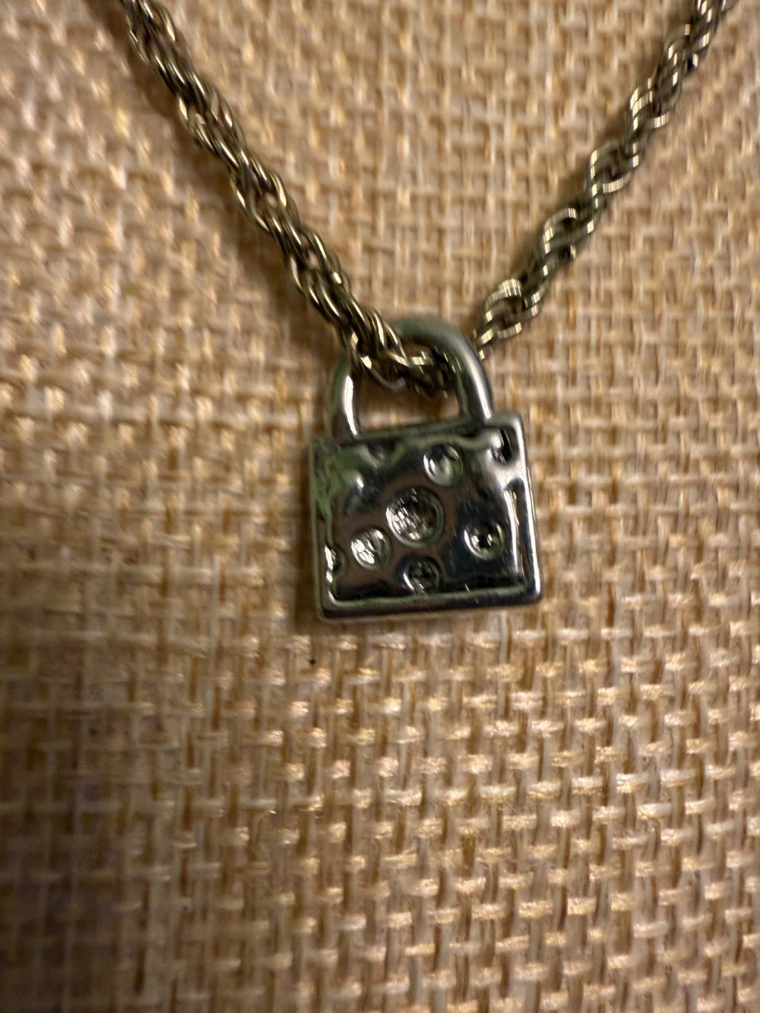 Repurposed Chanel Padlock Necklace - photo 3