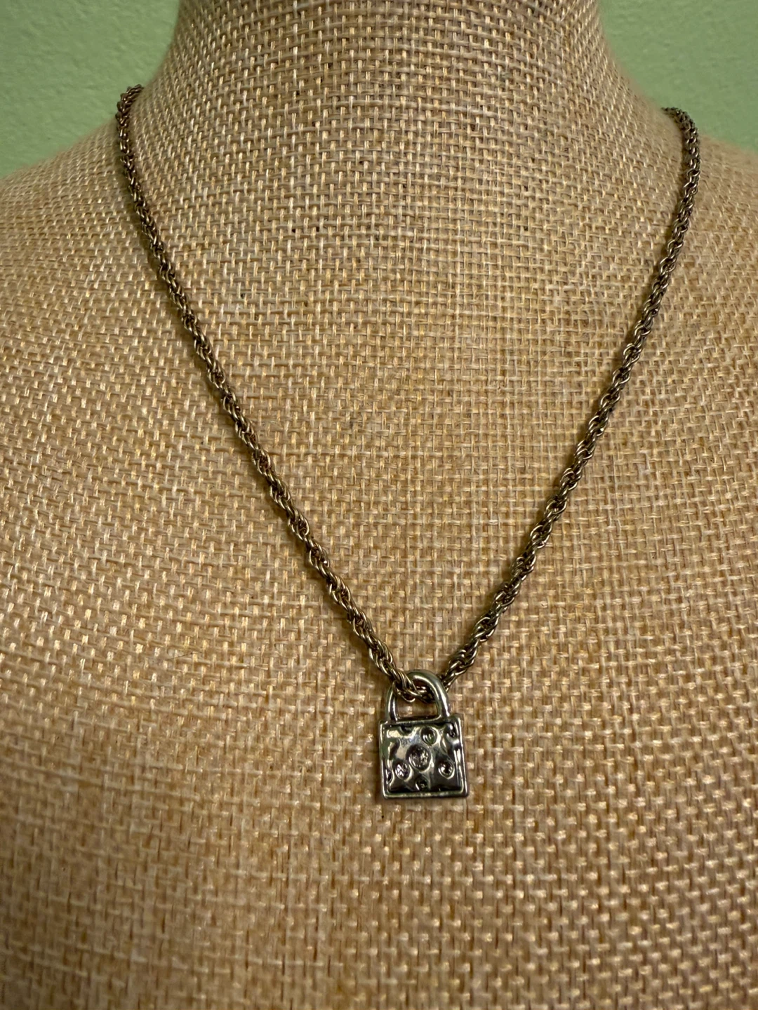 Repurposed Chanel Padlock Necklace - photo 4
