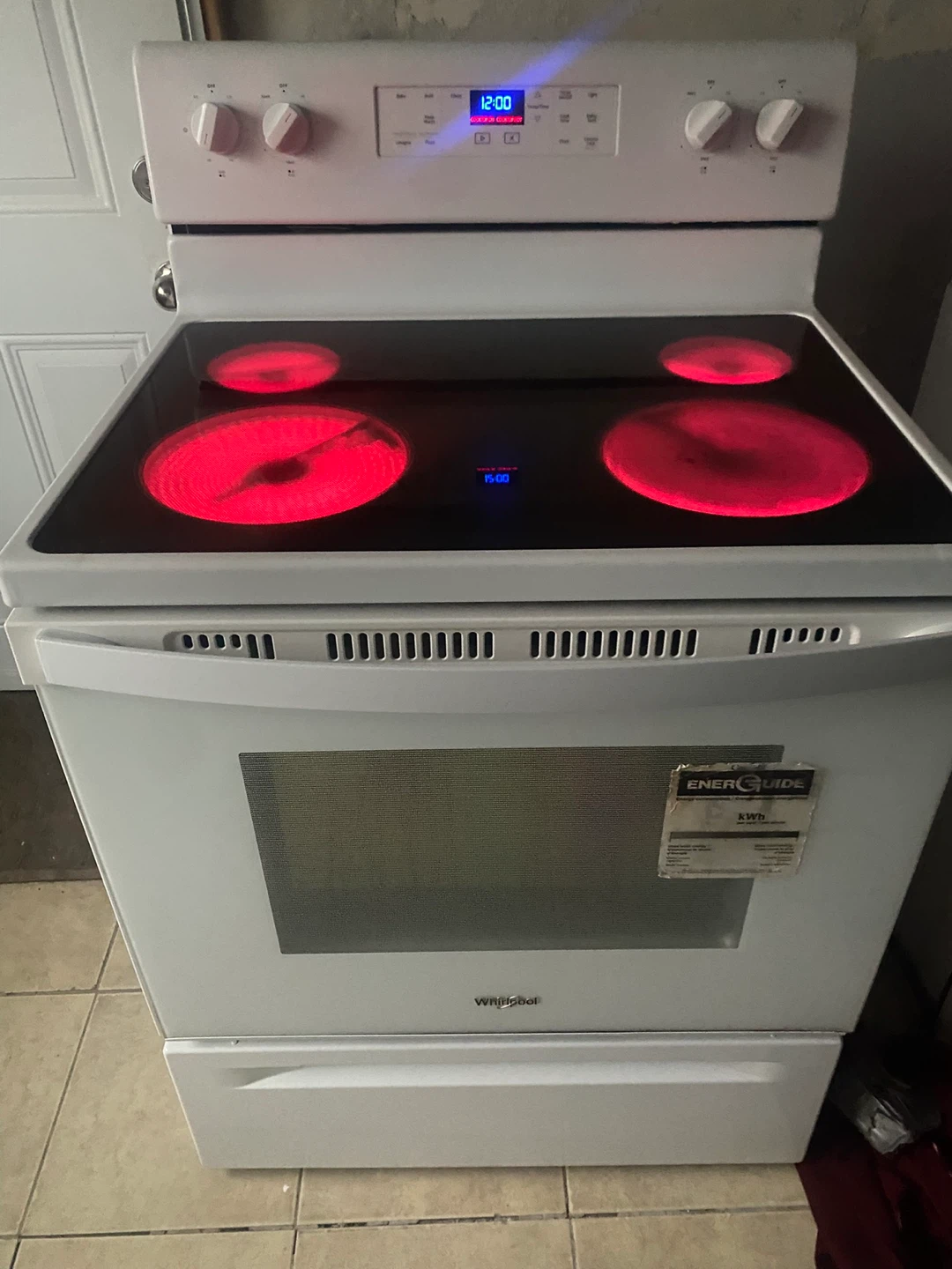 Whirlpool Electric Stove