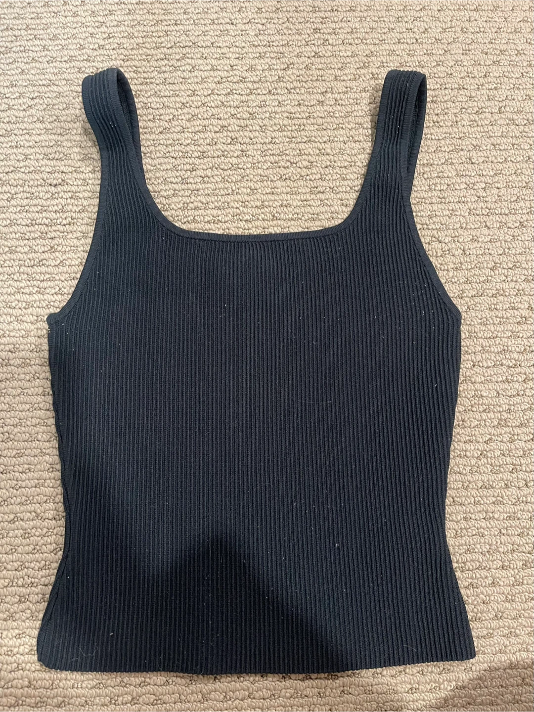 Babaton Sculpt Knit Ribbed Tank Top