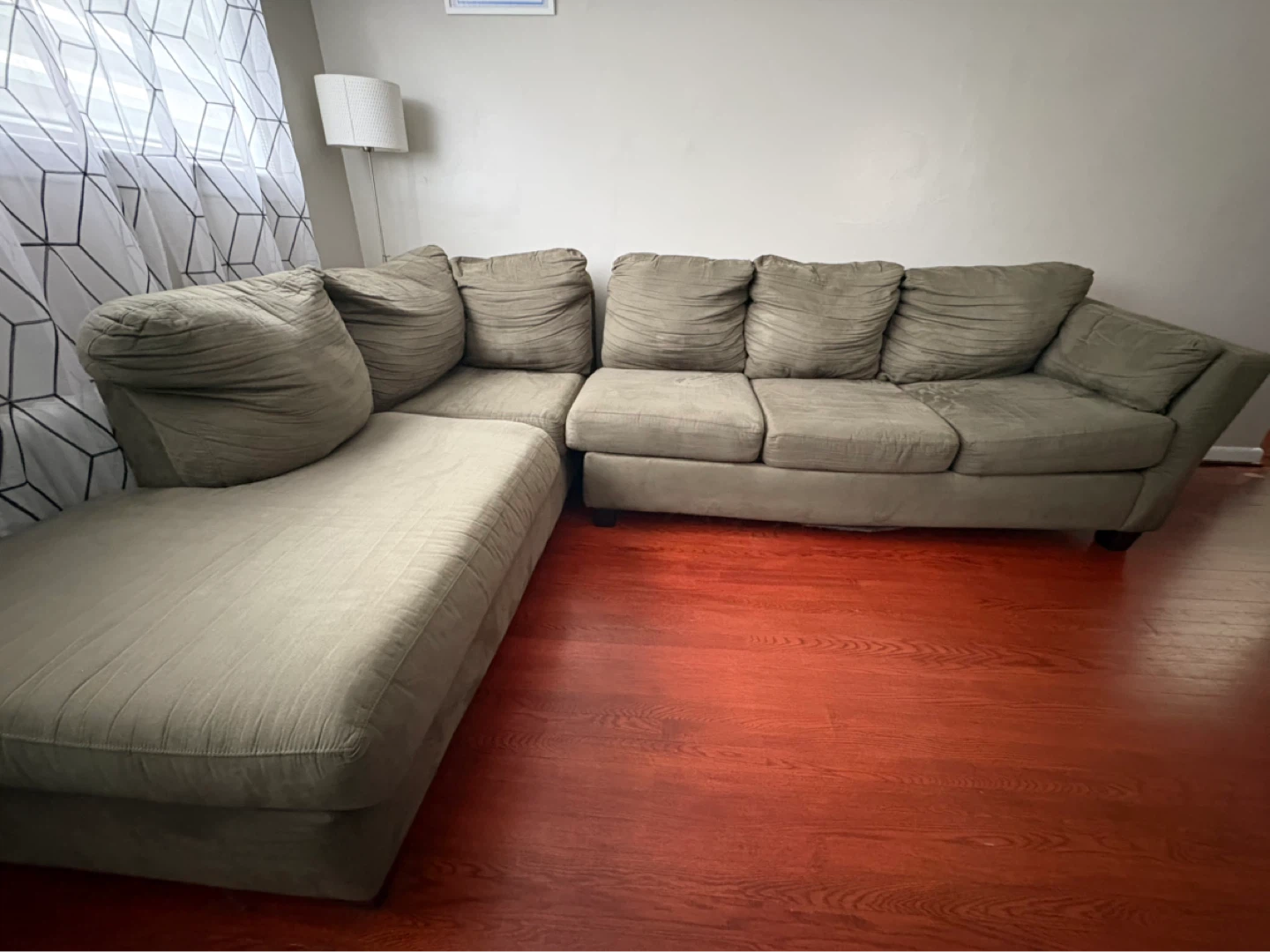 Sectional Couch - Olive - photo 3