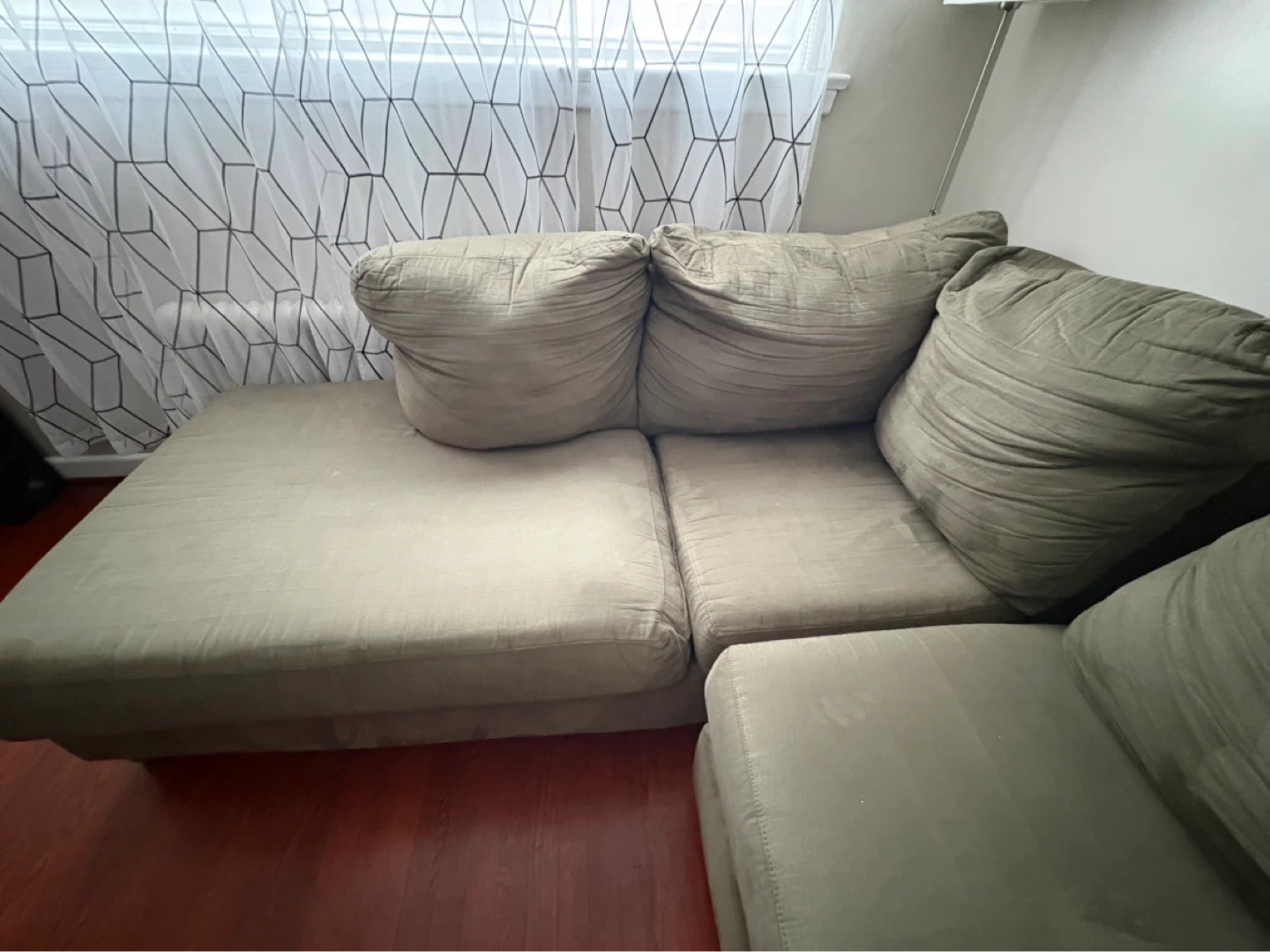Sectional Couch - Olive - photo 2