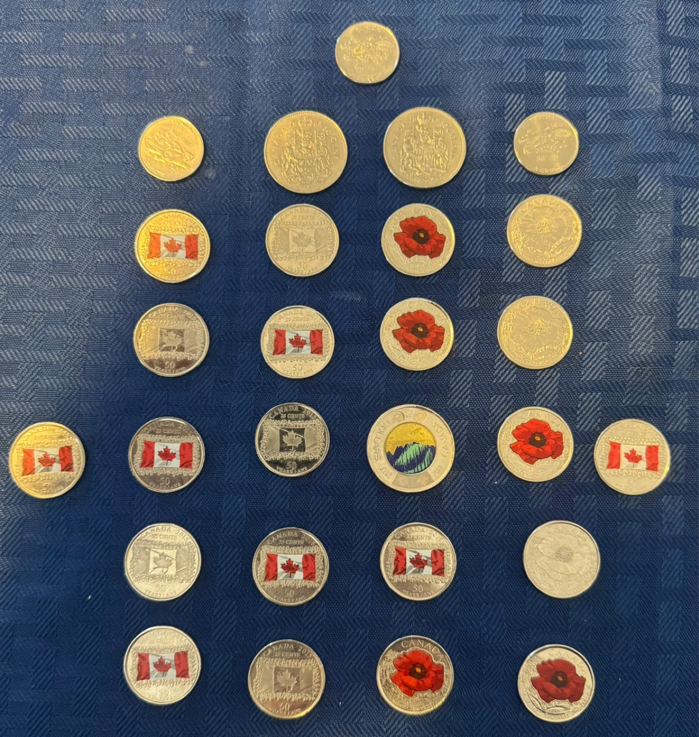 Canada 25 Cents Coin 2015 - 50 Years