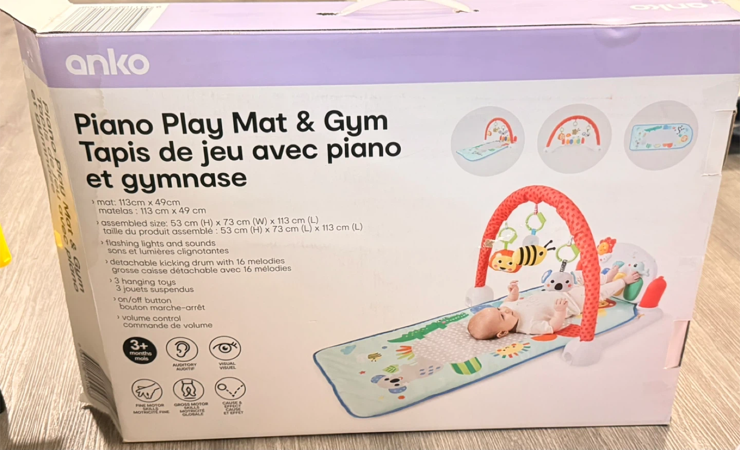 Anko Piano Play Mat & Gym