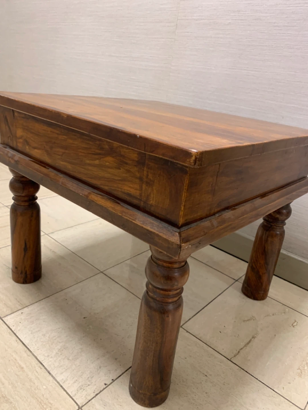 Vintage Wooden Side Table - photo 2