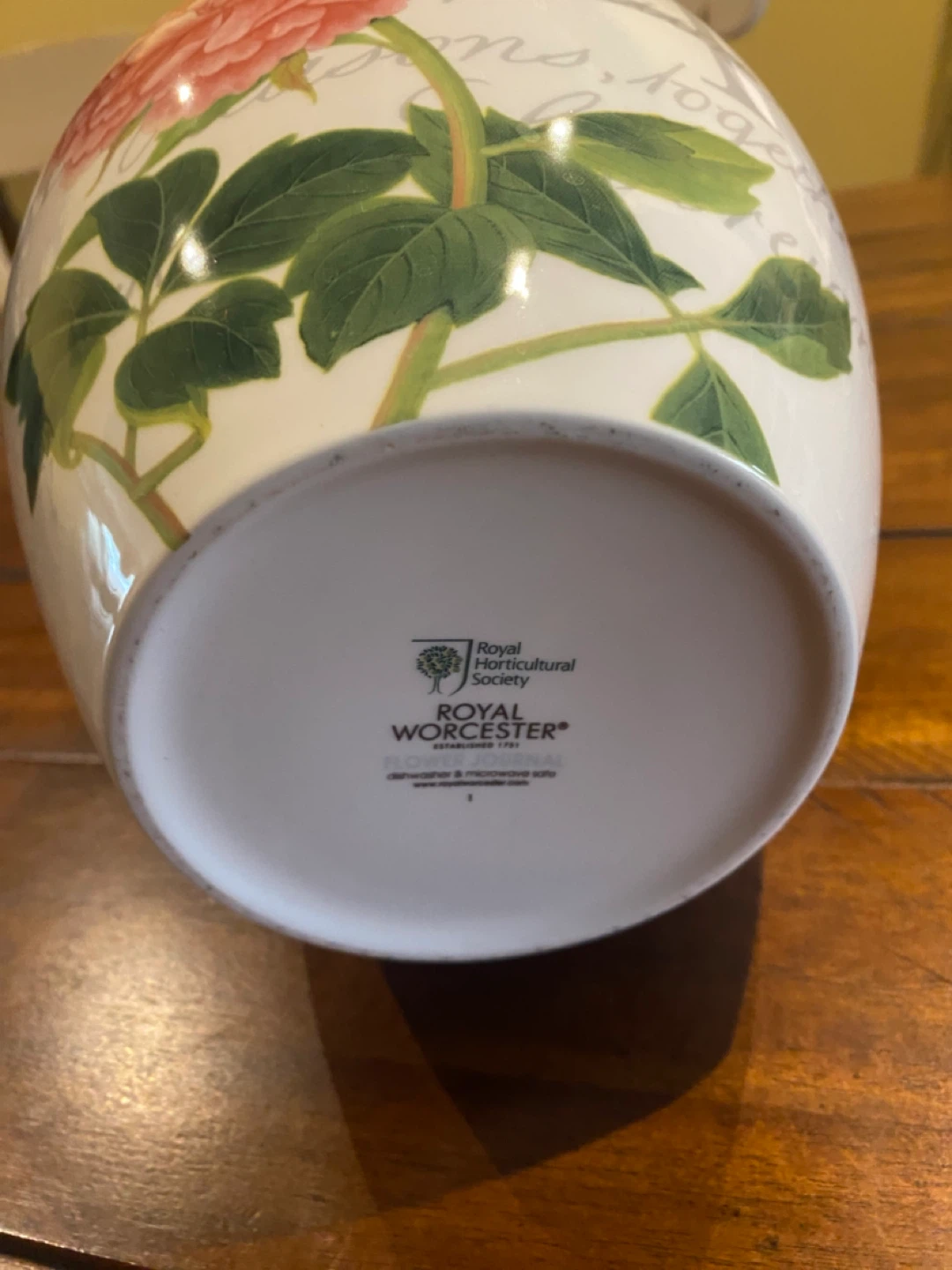 Royal Worcester "Horticultural Society" Vase - photo 5