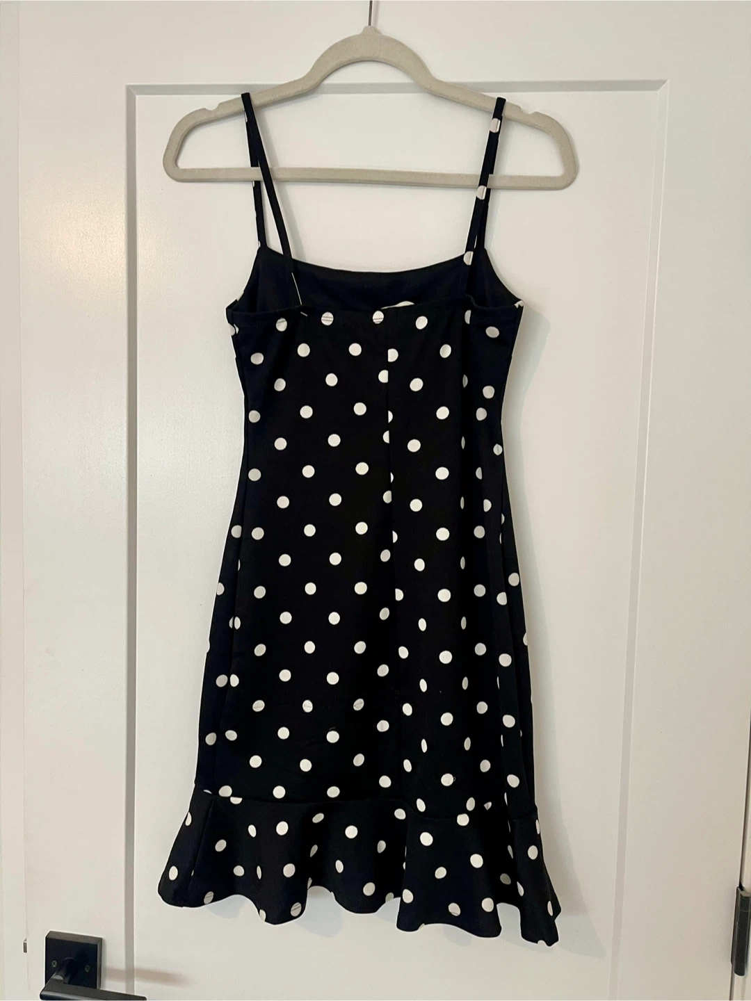 Black polka dot dress - photo 2