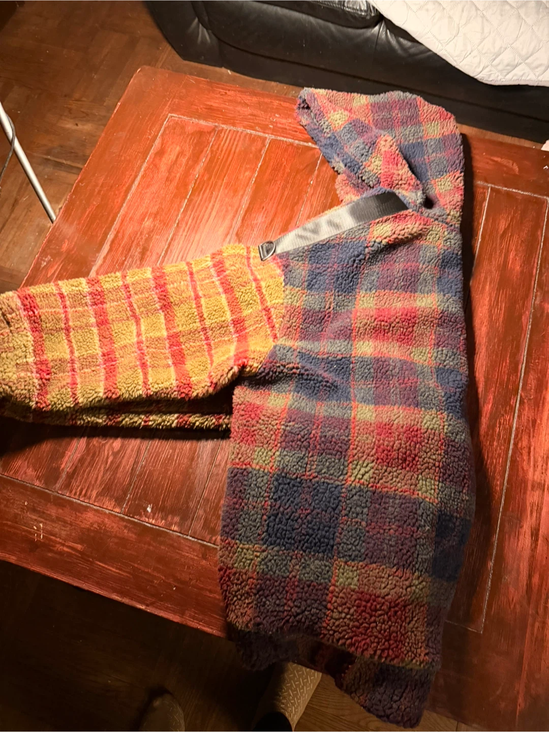 Current Mood Plaid Fleece Jacket - photo 4