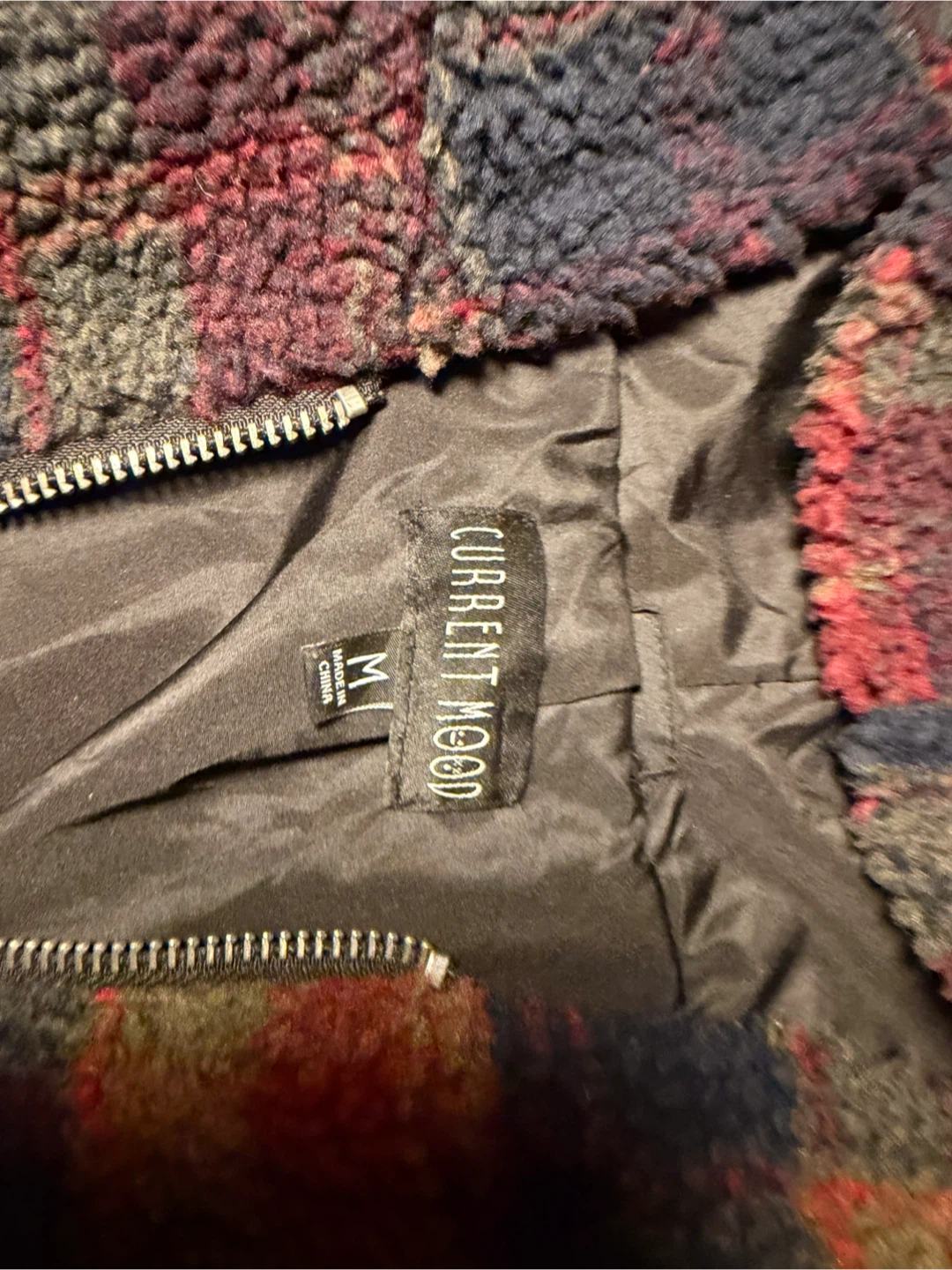 Current Mood Plaid Fleece Jacket - photo 5