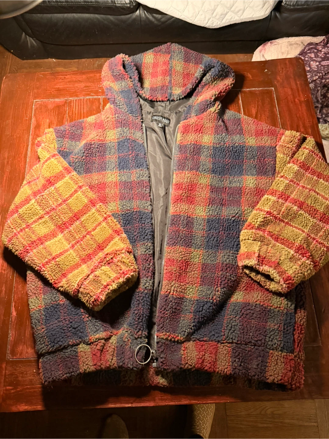 Current Mood Plaid Fleece Jacket