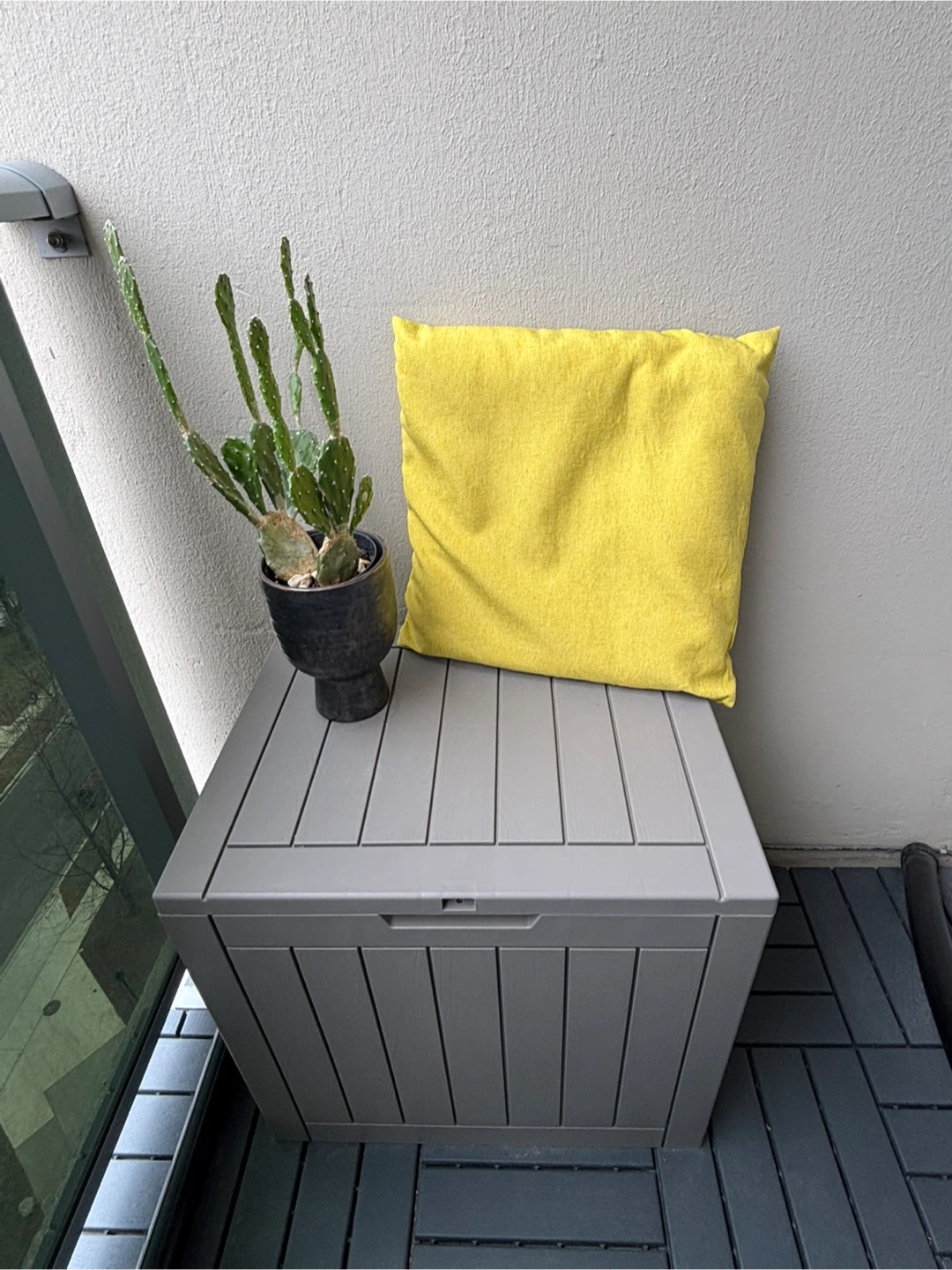 Grey Outdoor Storage Box
