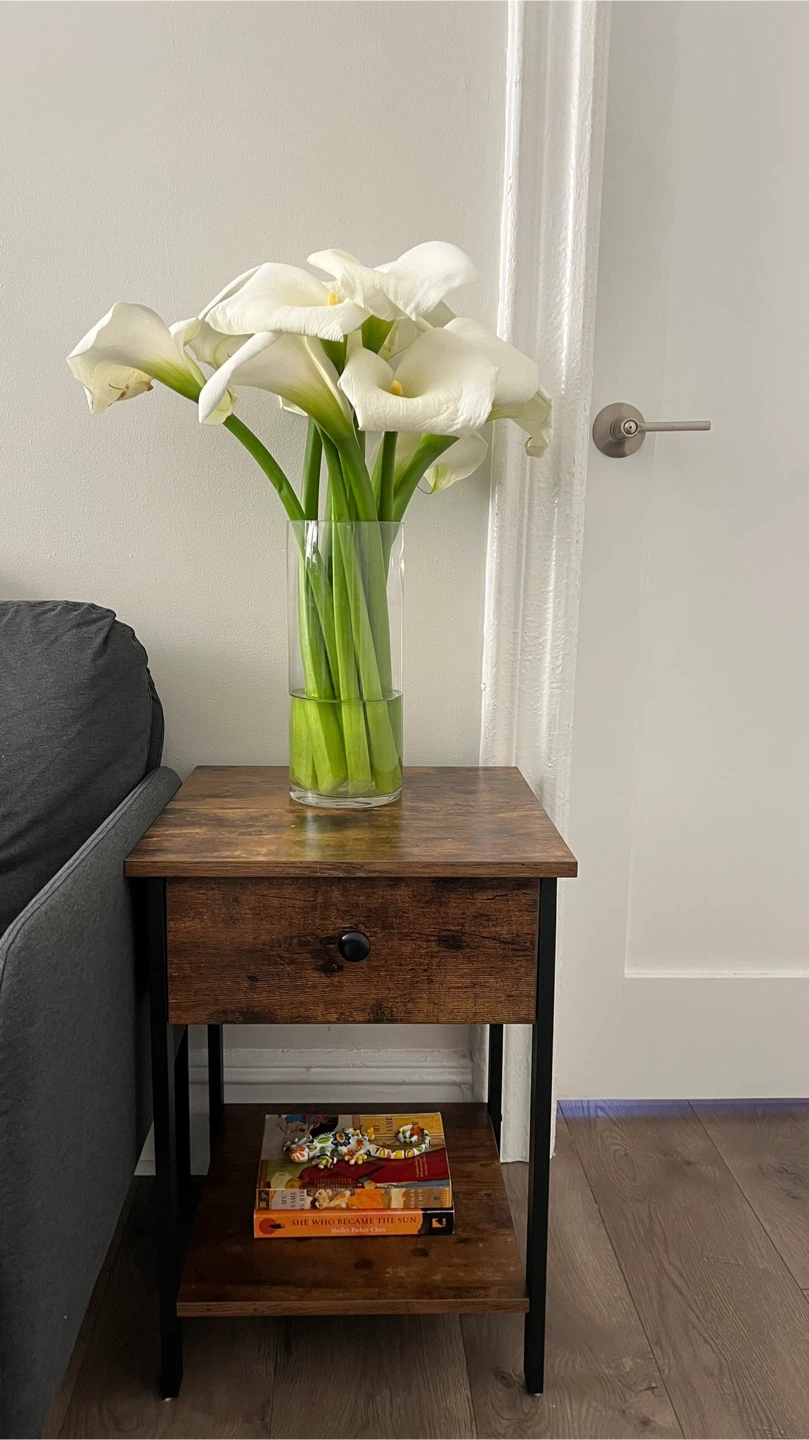 Wayfair antique Brown End Table with Drawer