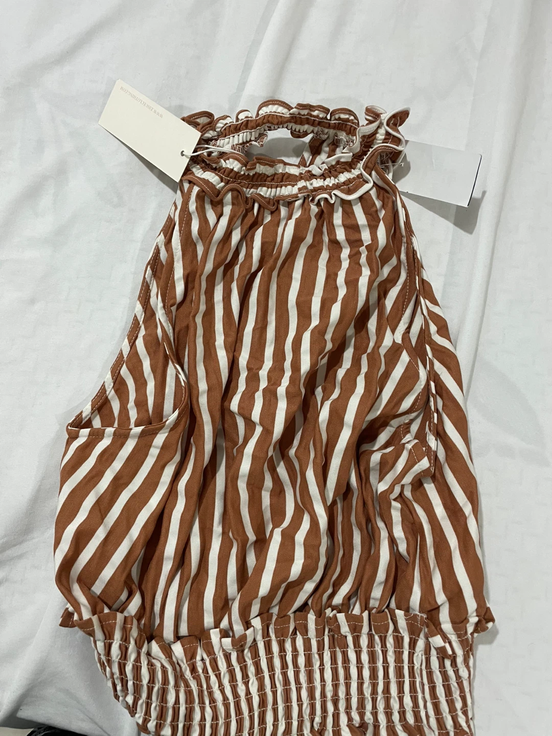 e.ssue Women's Striped Halter Top - photo 2