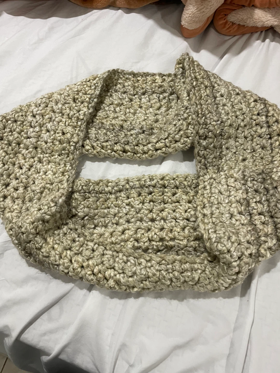 Handmade Chunky Knit Cowl Scarf - photo 2