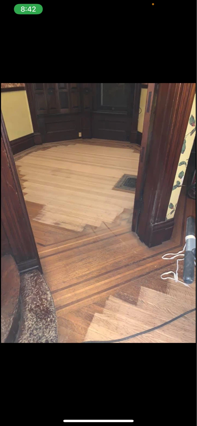 Refinished Hardwood Flooring