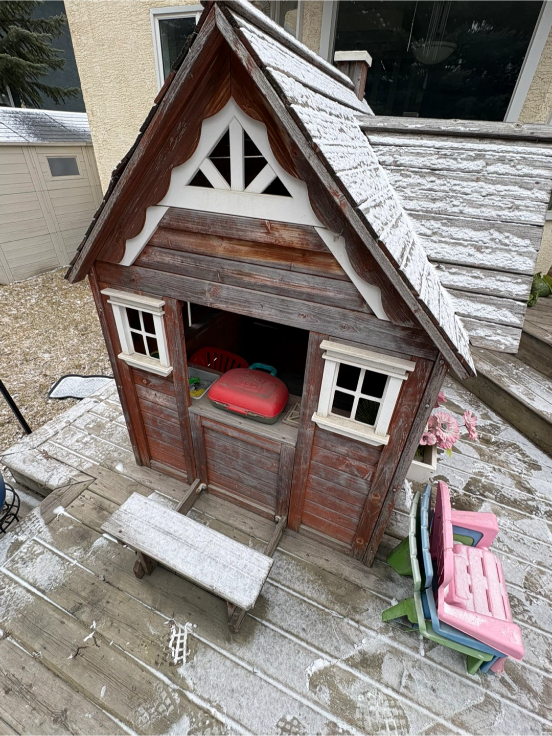 Wooden Playhouse with Accessories - photo 3