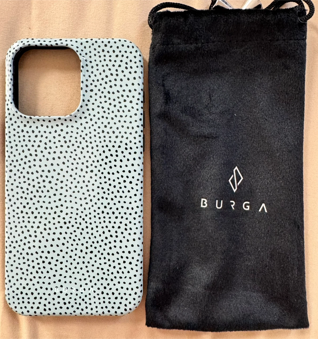 BURGA Dalmation Green Print Case IPhone 15 Pro Max