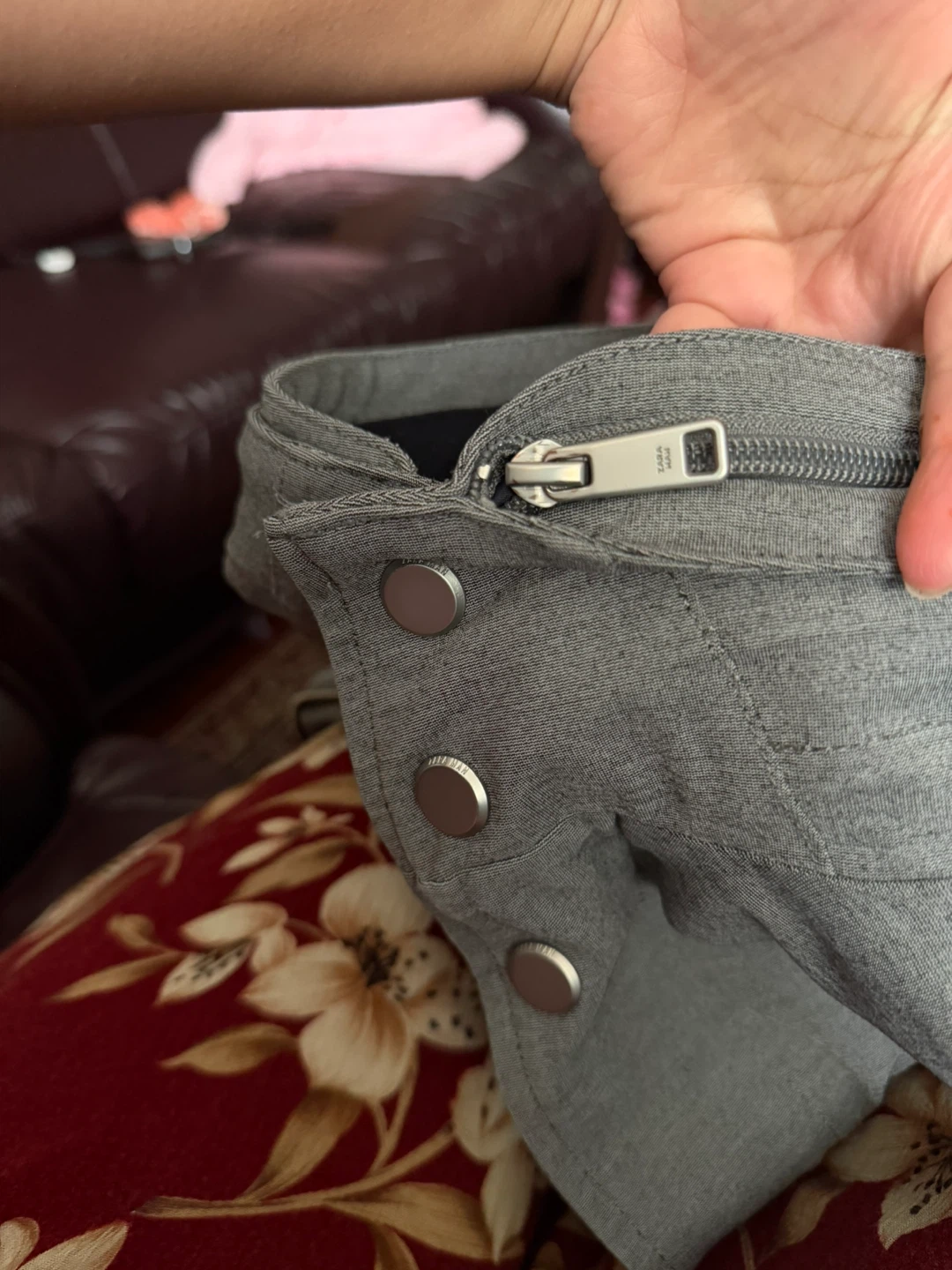 ZARA MAN Grey Button-Up Jacket Size S - photo 3