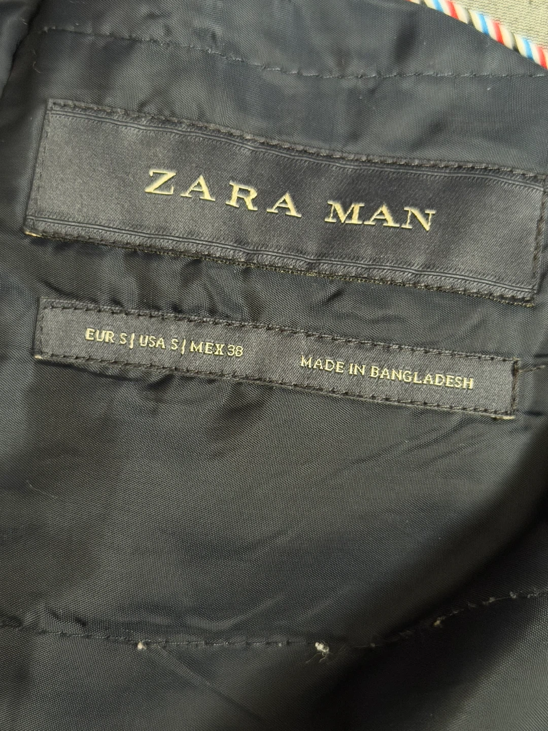 ZARA MAN Grey Button-Up Jacket Size S