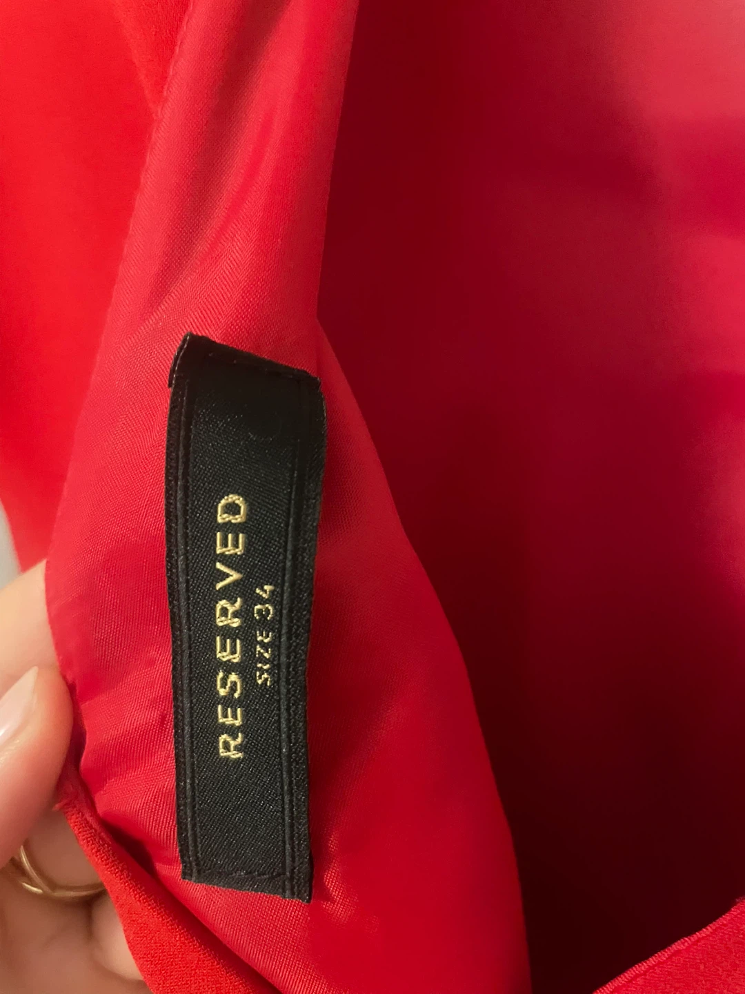 Reserved Red Dress Size 34 - photo 3