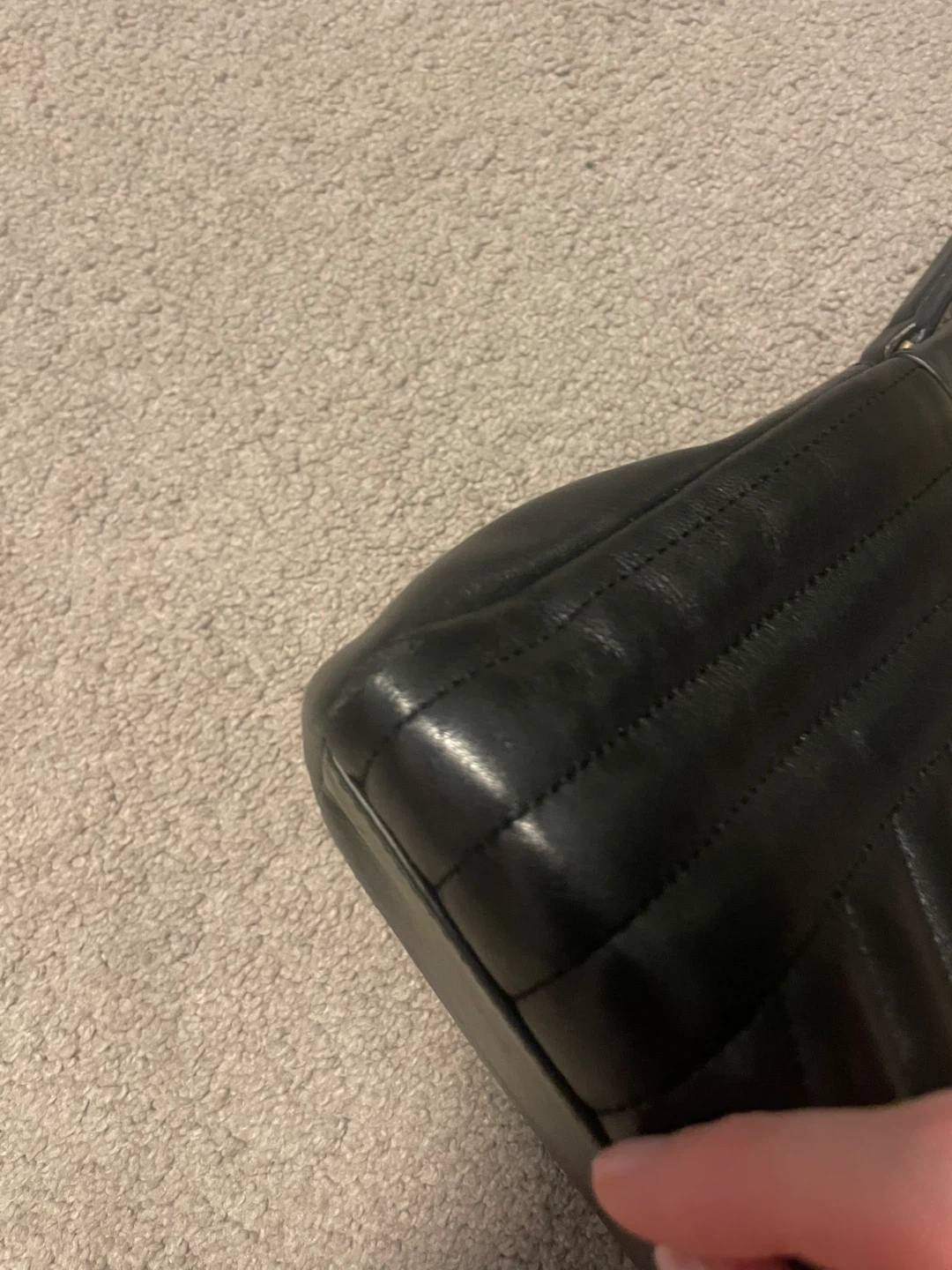 Michael Kors Black Leather Quilted Chain Shoulder Bag - photo 4