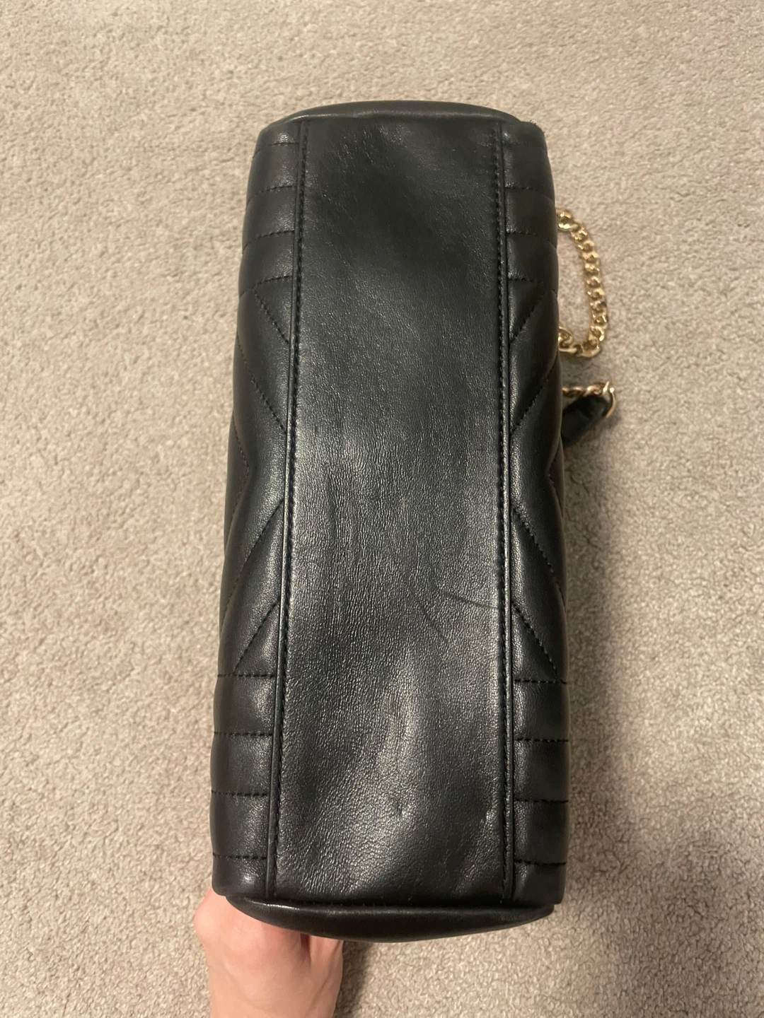 Michael Kors Black Leather Quilted Chain Shoulder Bag - photo 3