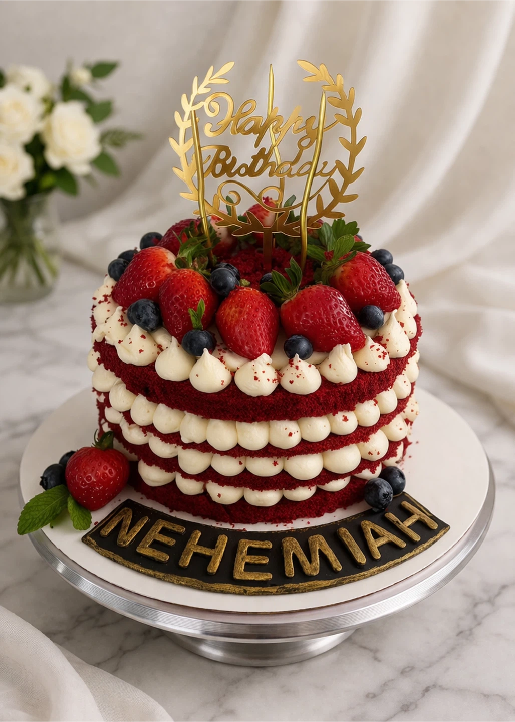Happy Birthday Cake Topper