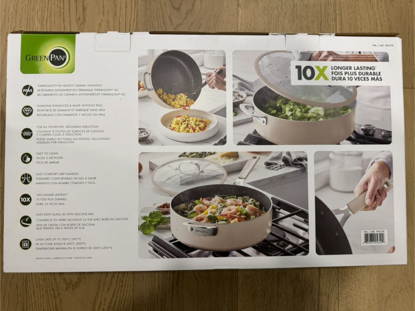 GreenPan 6.2L Sauté Pan with Lid - photo 3