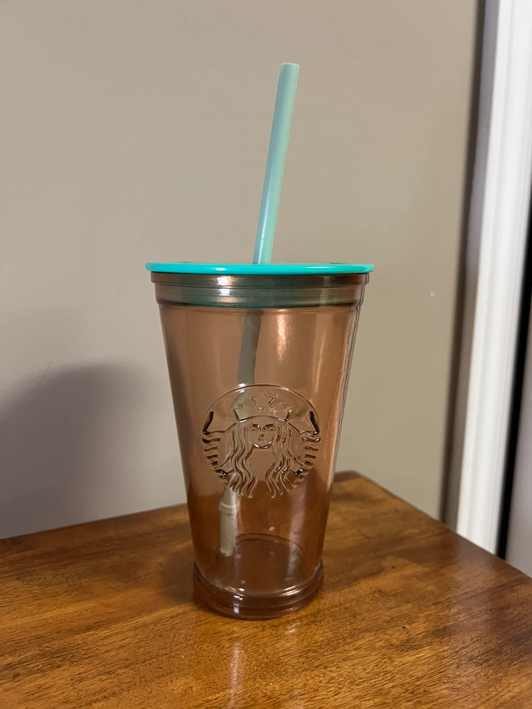 Glass Starbucks Tumbler with Straw