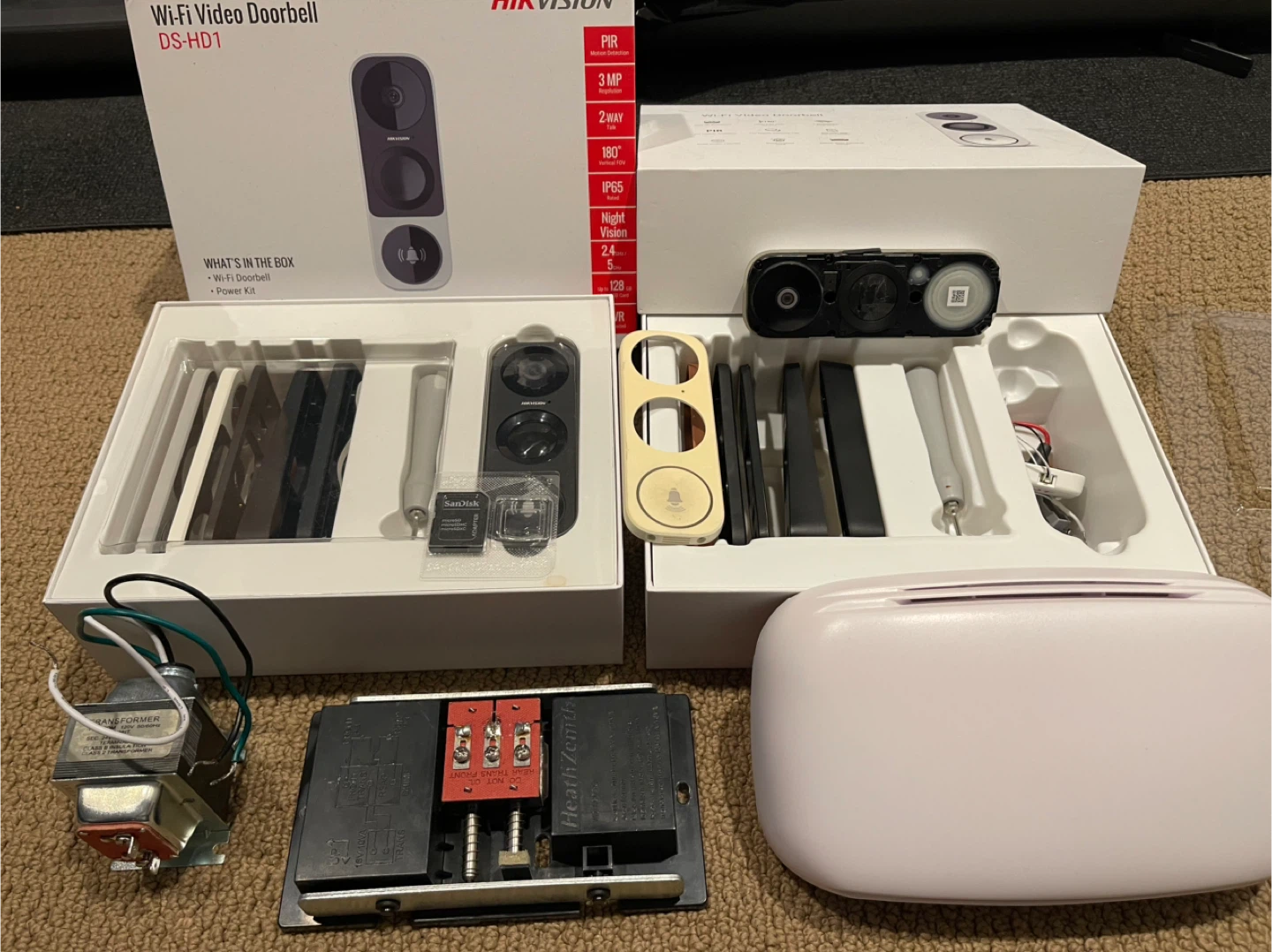 HikVison - Ez Viz 3 MP Wifi Doorbell Set - NO SUBSCRIPTION